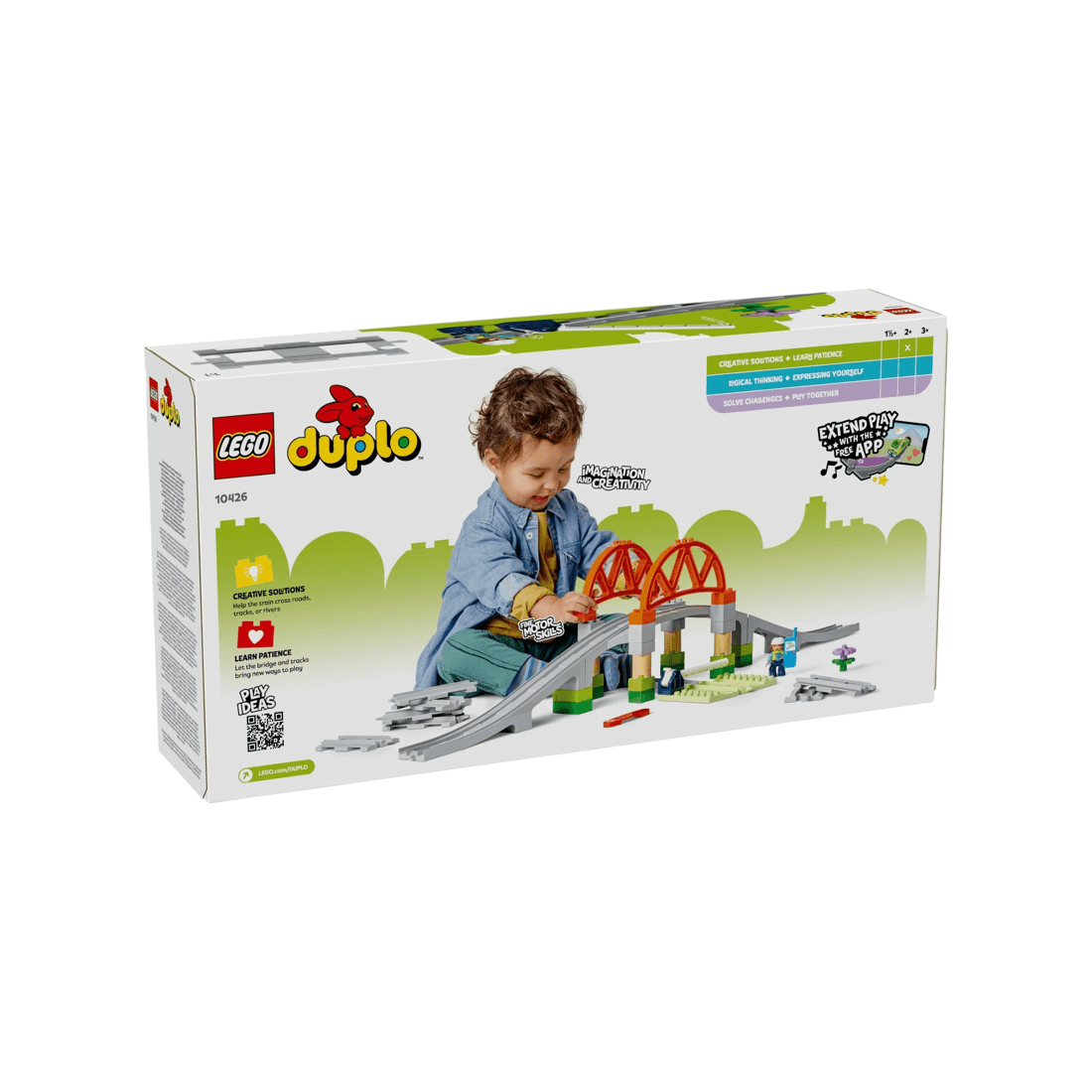 10 The LEGO Group LEGO DUPLO Town Train Bridge and Tracks Expansion Set - 10426, 10 of 10