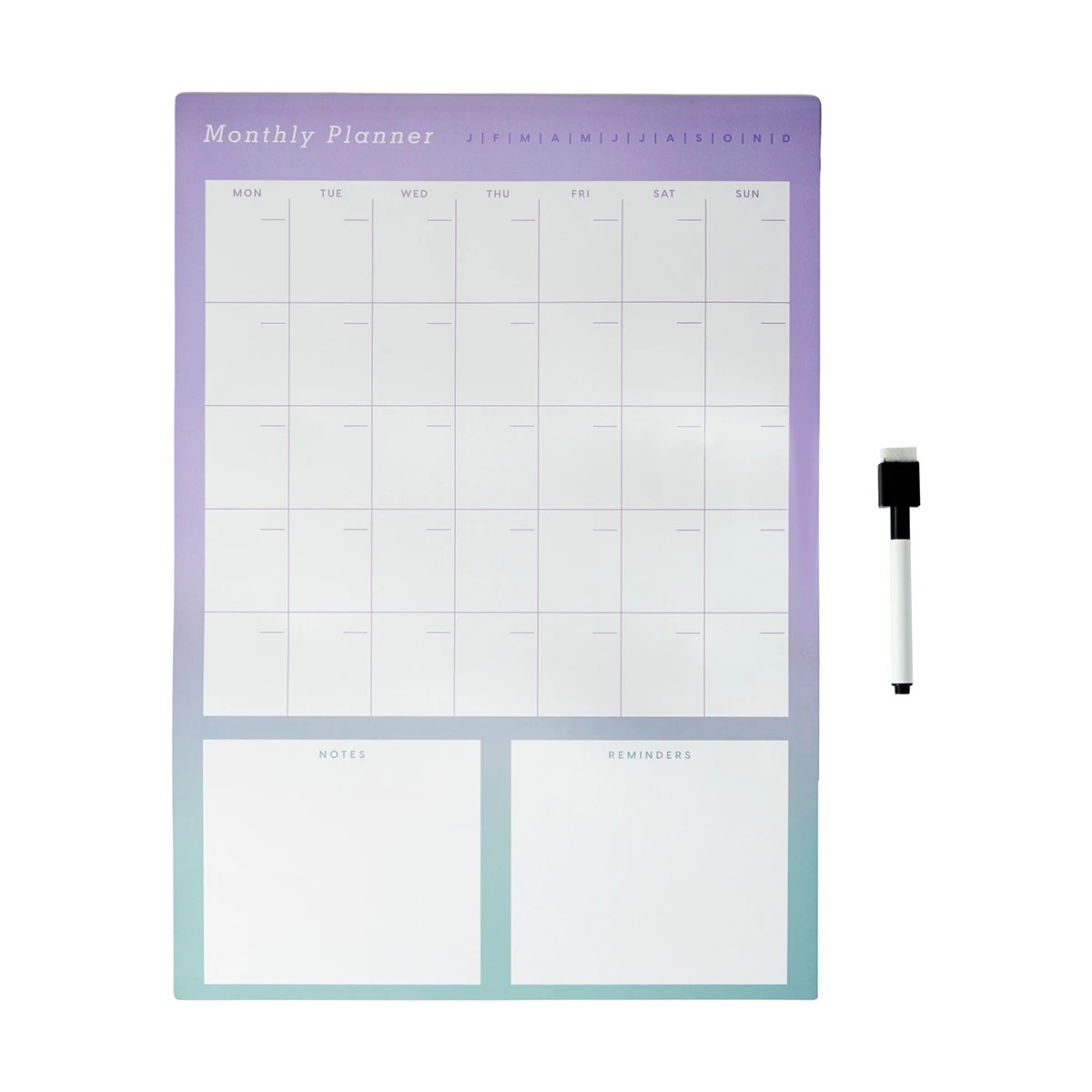 1 Magnetic Monthly Whiteboard Set, 1 of 8