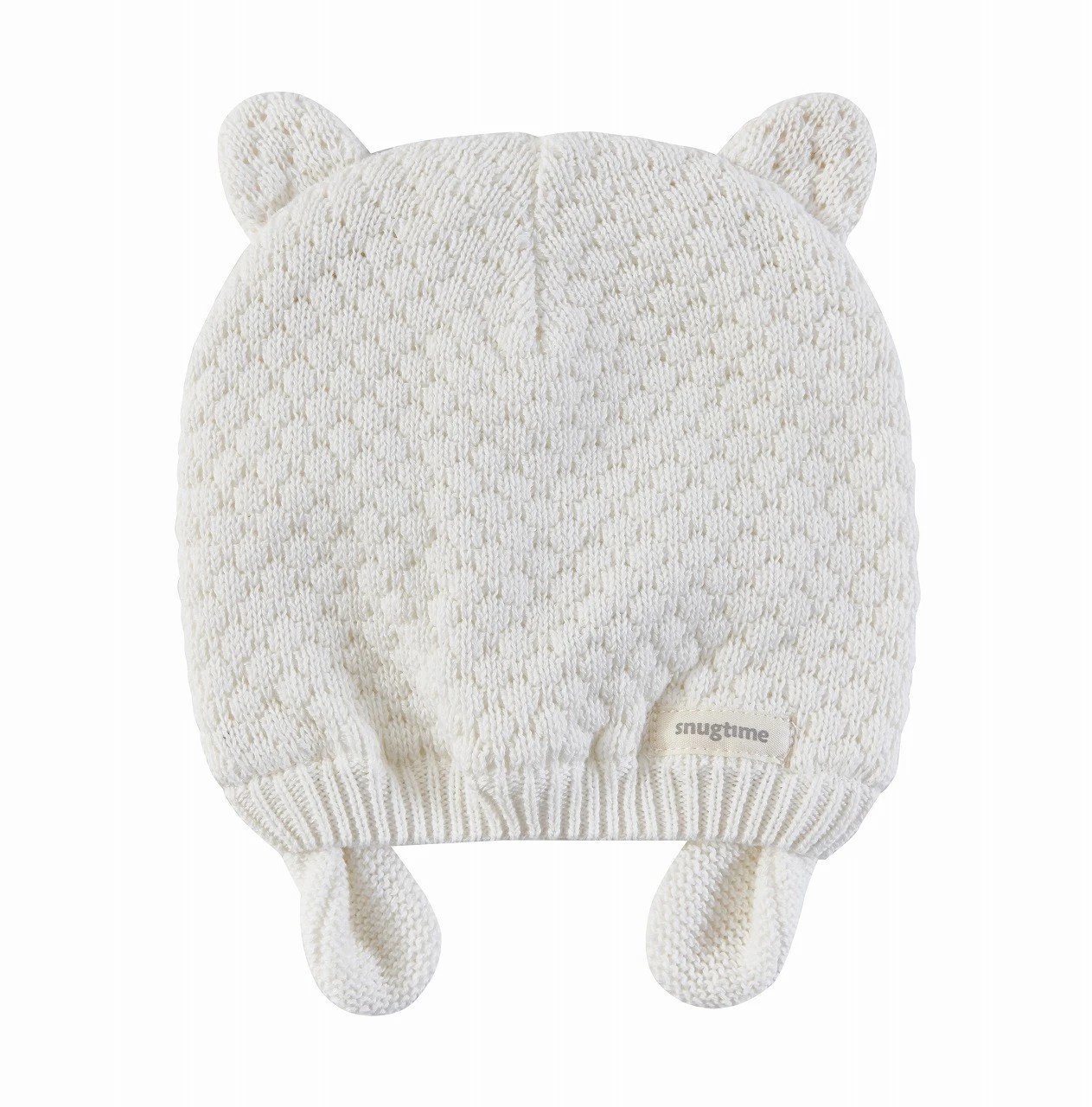 2 Snugtime Fancy Knit Earmuff Beanie - Cream | Medium - 12-24 Months, 2 of 4