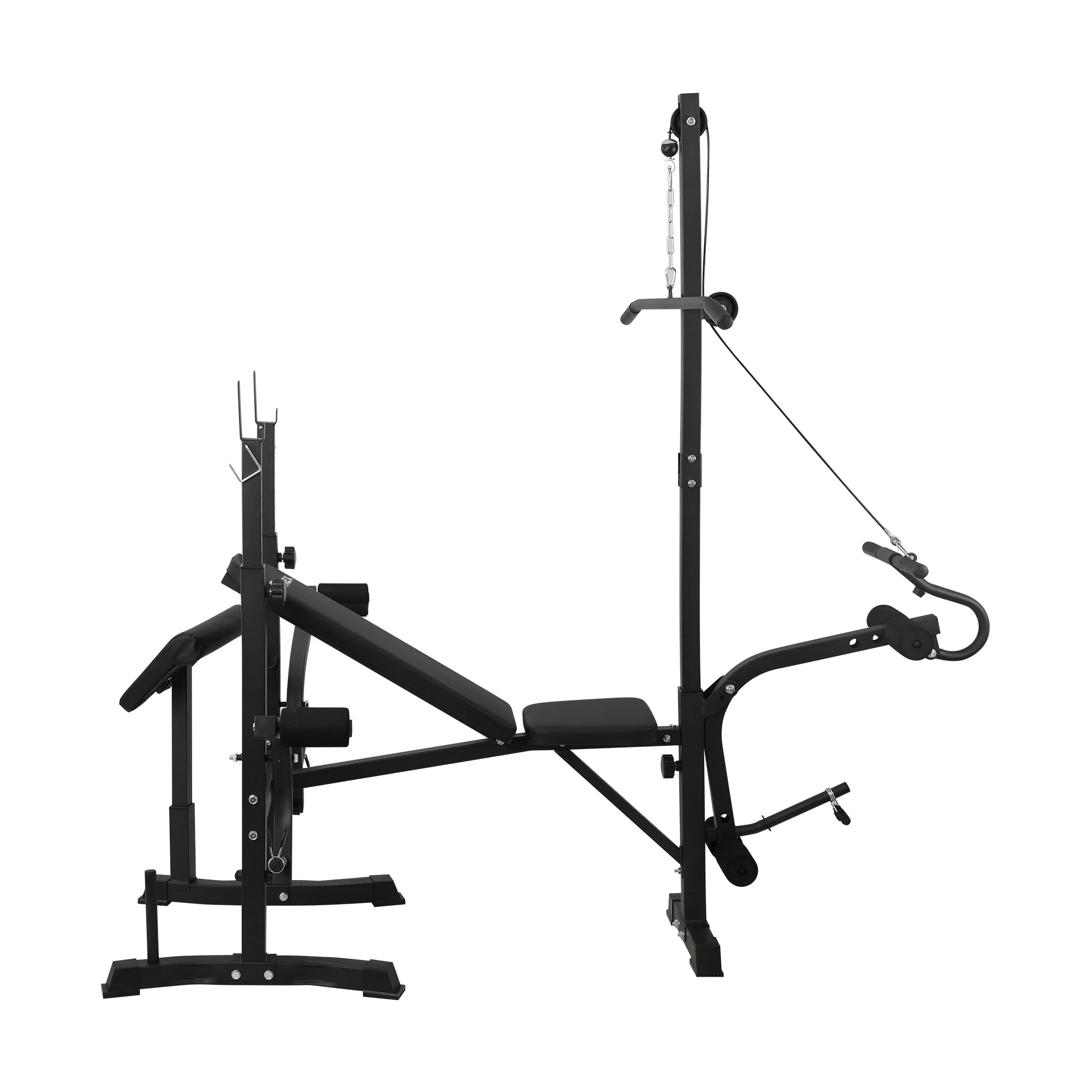 7 Finex Weight Bench Press Pulldown Multi-Station - Black, 7 of 8