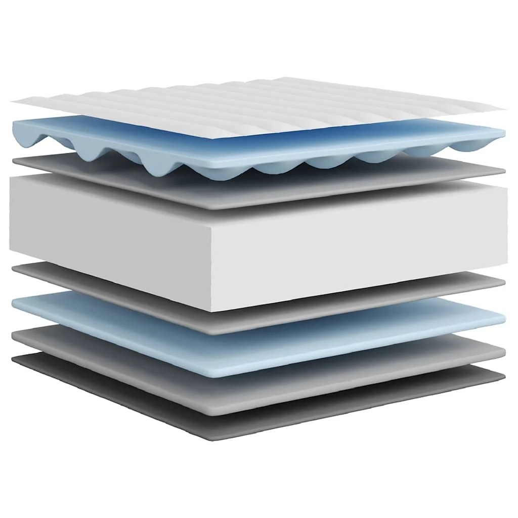 7 Vidaxl Mattress - White - Queen Bed - White, 7 of 9