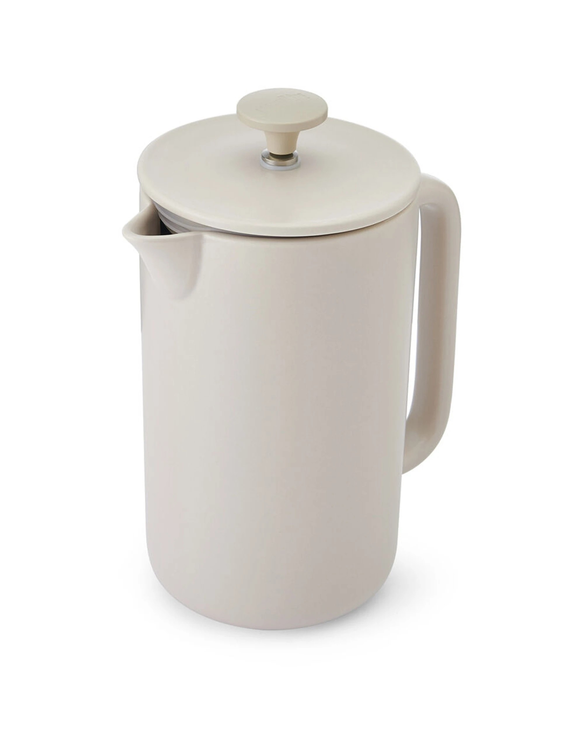 2 La Cafetiere Arezzo 8-Cup 1L Stoneware Cafetiere Coffee Press - Beige, 2 of 7