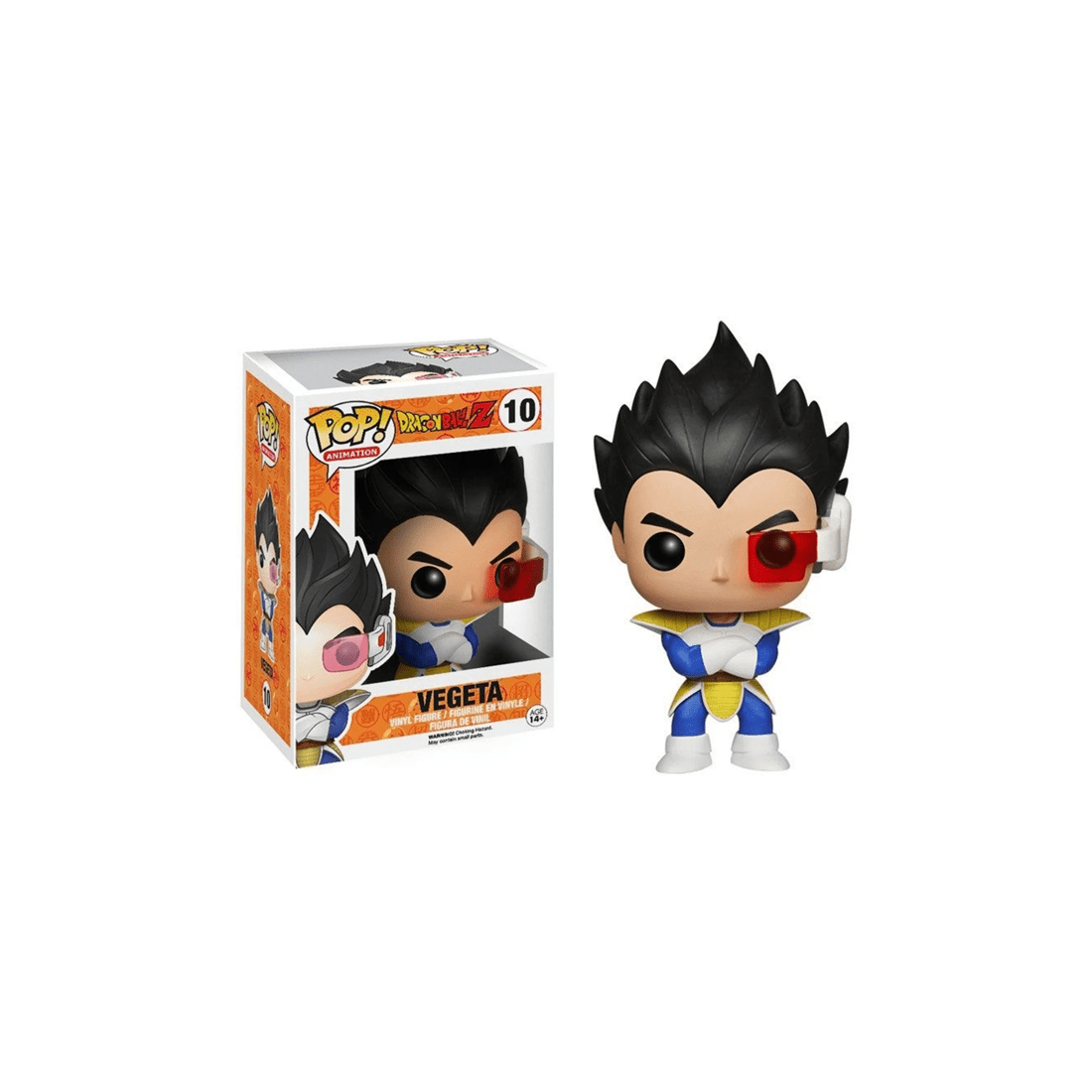 1 Pop Vinyl Figurine Dragon Ball Z - Vegeta 10cm Vinyl Collectible Toy Boxed - Plain, 1 of 3