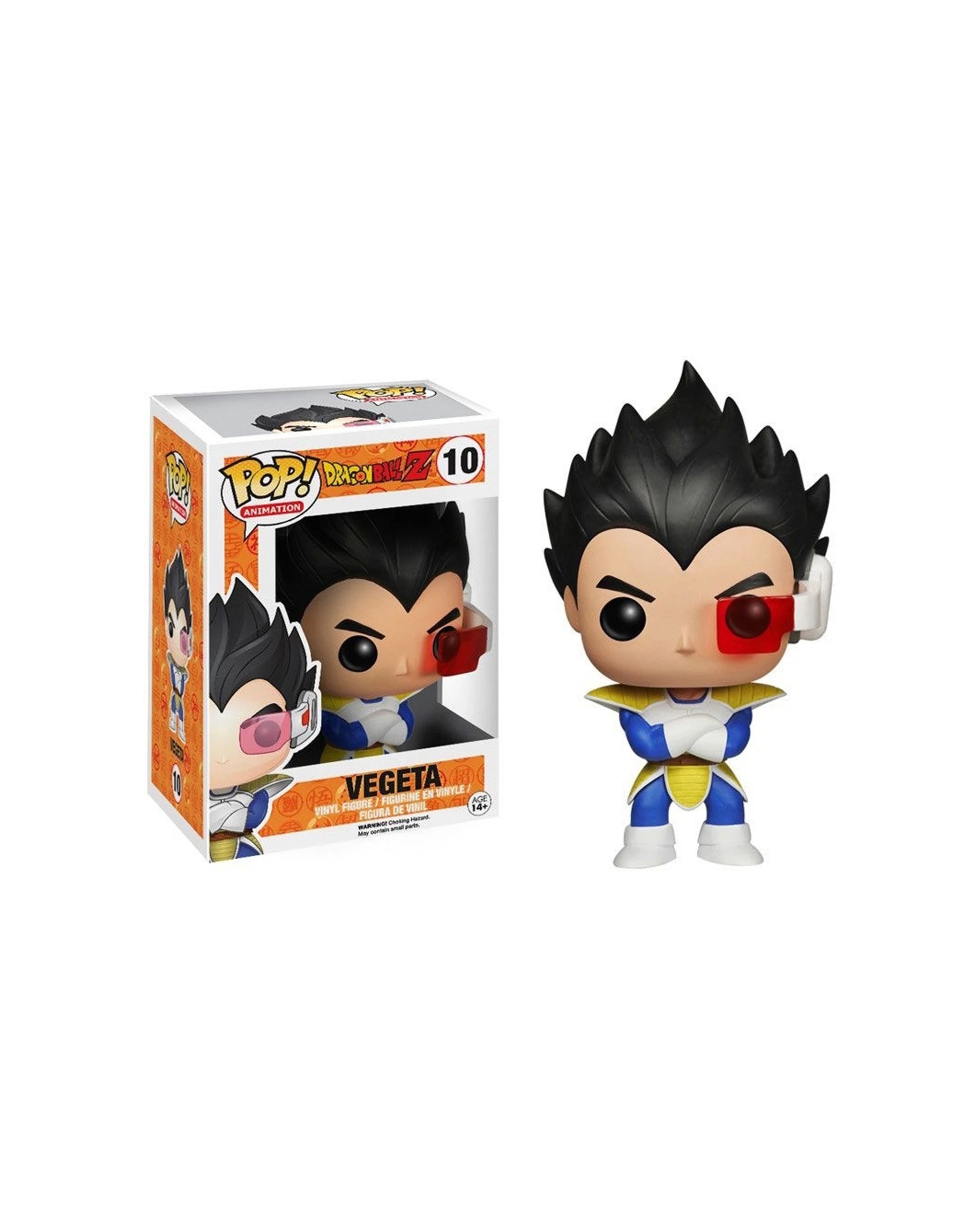 1 Pop Vinyl Figurine Dragon Ball Z - Vegeta 10cm Vinyl Collectible Toy Boxed - Plain, 1 of 3