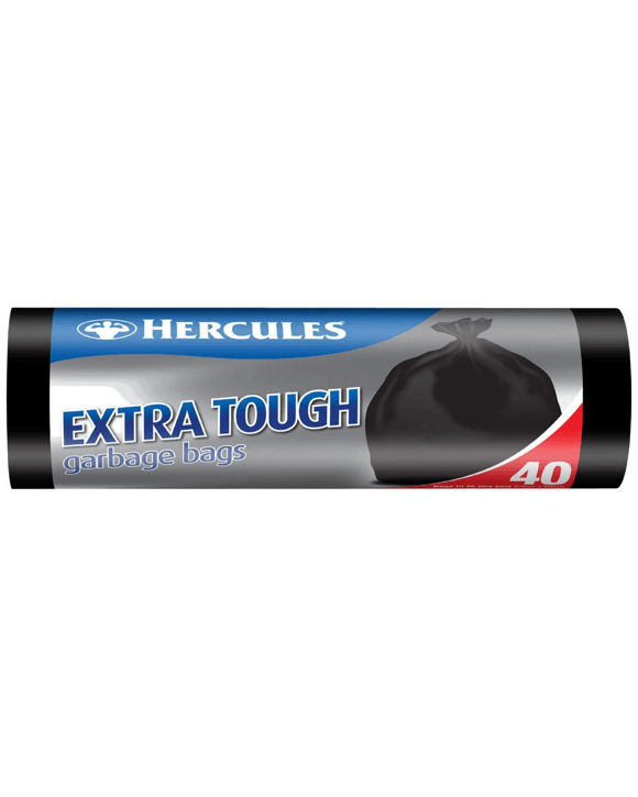 Hercules Extra Tough Garbage Bags XL 40 Pack