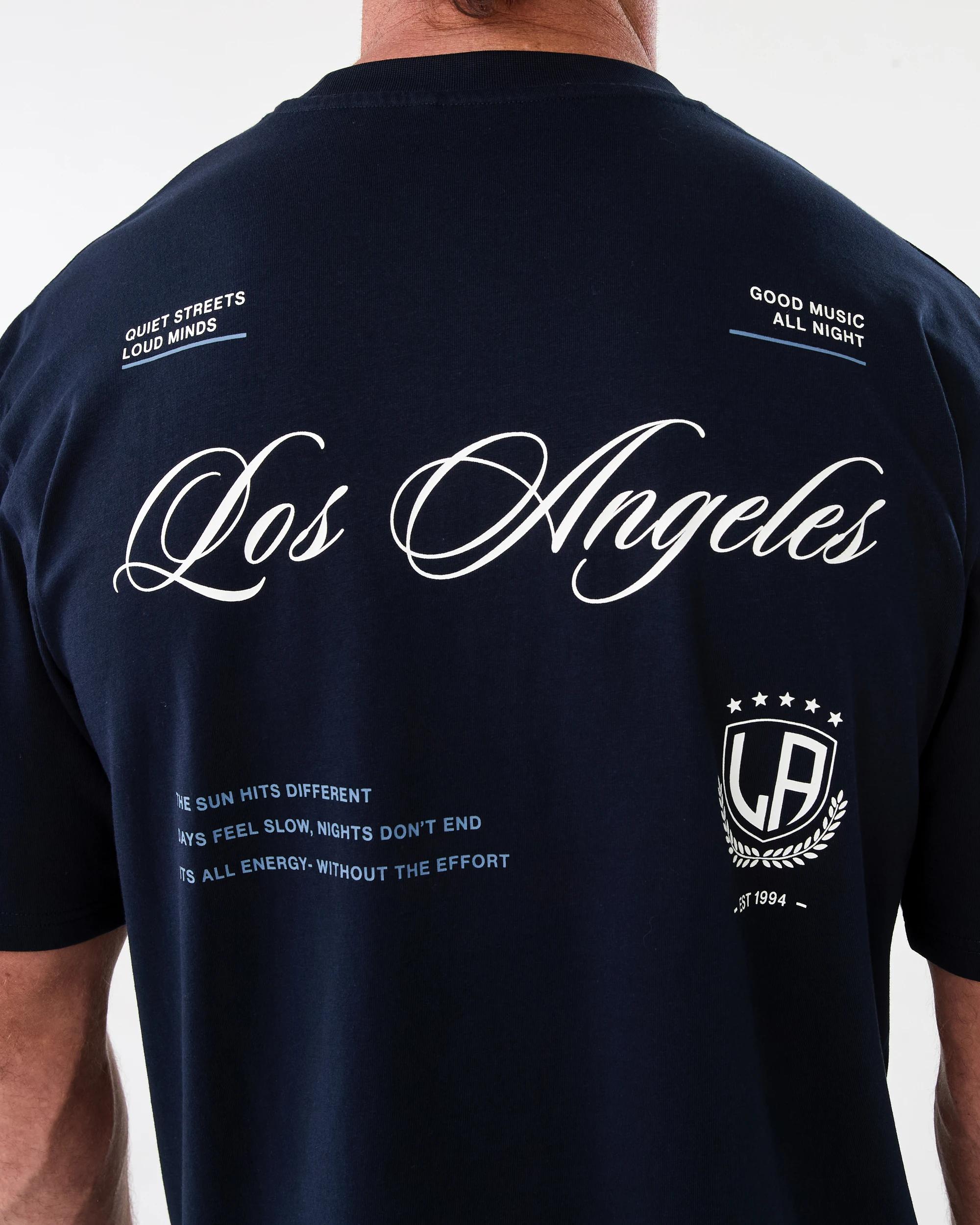 7 Oversized Printed T-shirt Blu Lacity, 7 of 7