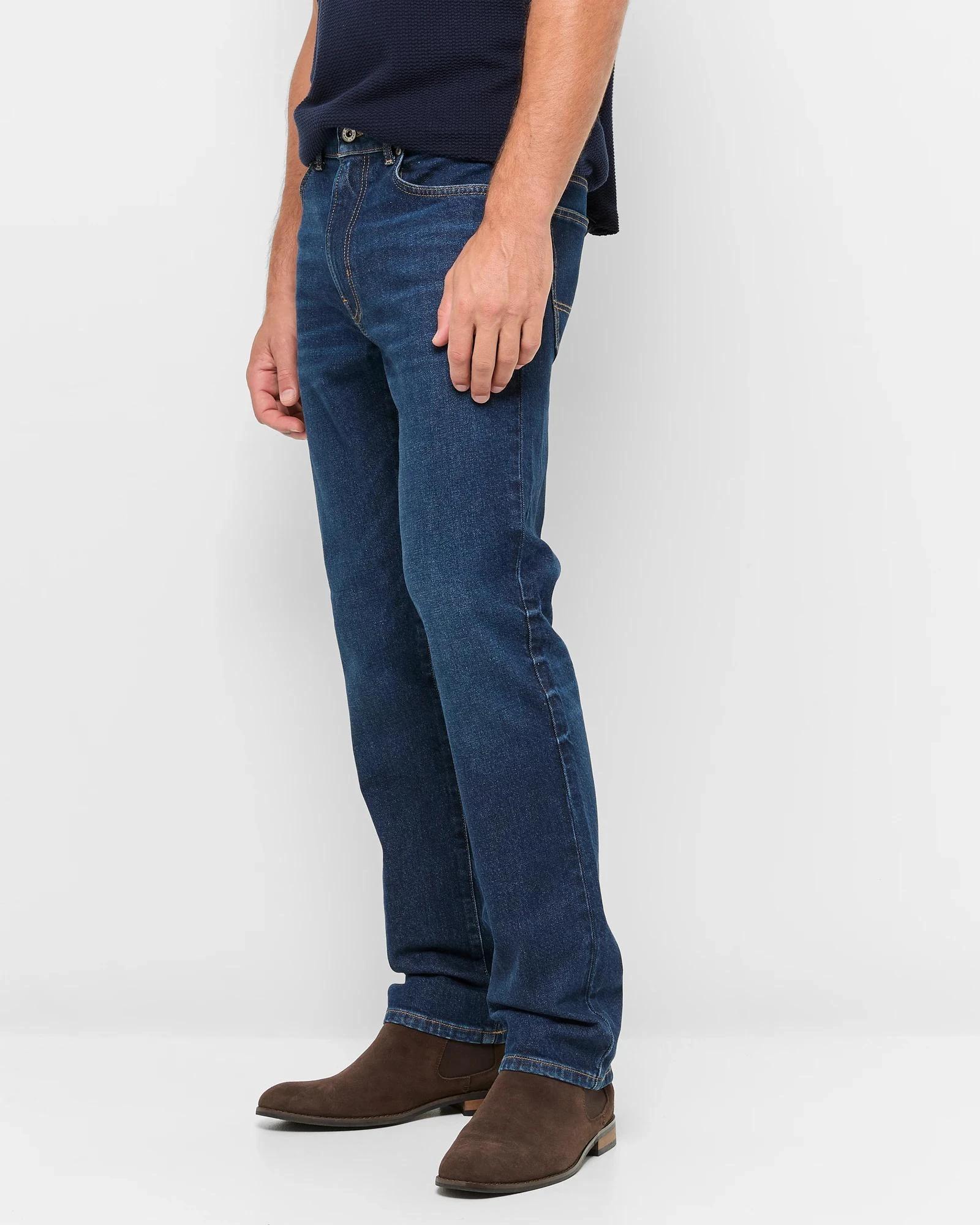 3 Target Man Straight Fit Denim Jeans BLUE NIGHTS, 3 of 5