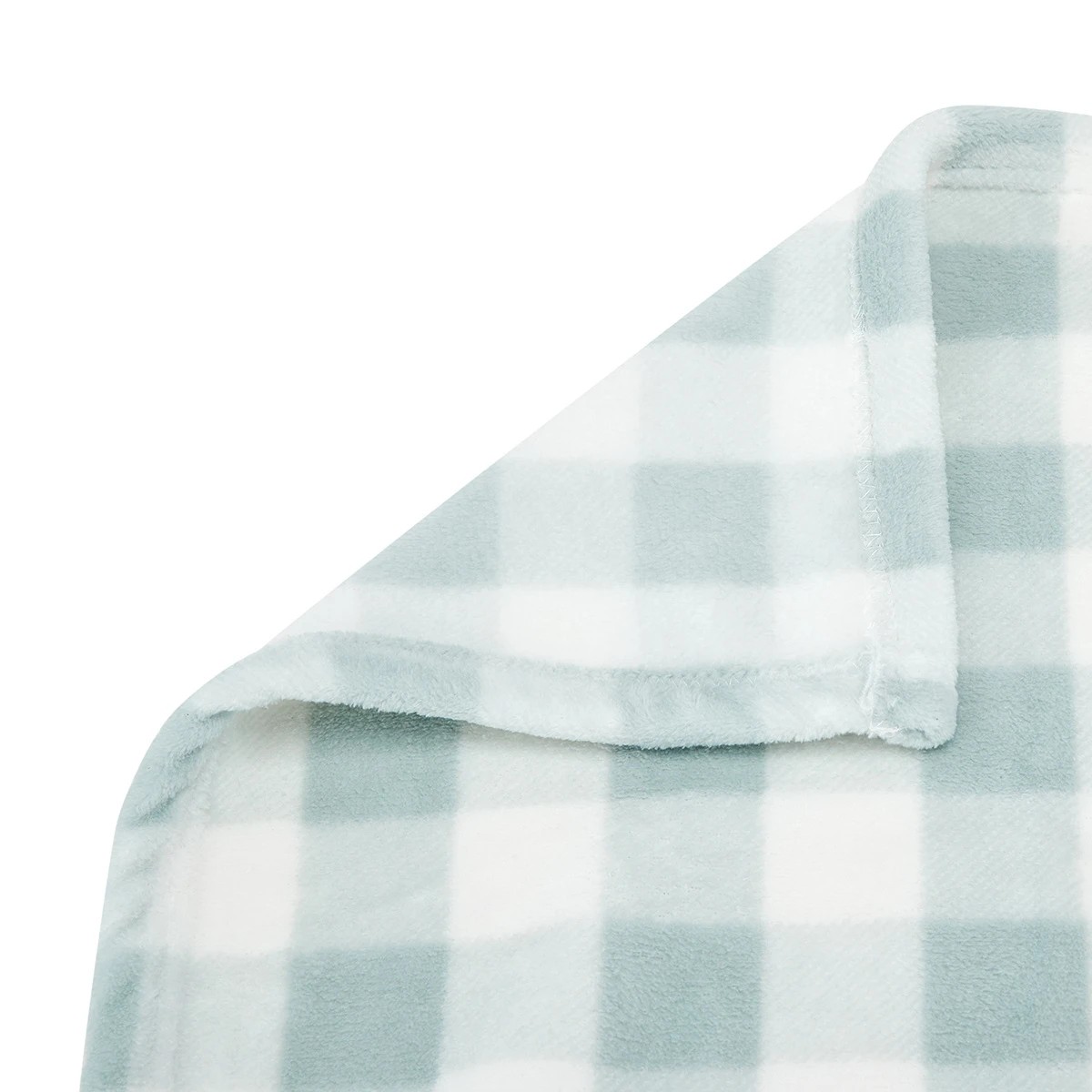 3 Coral Fleece Blanket - Green, 3 of 5