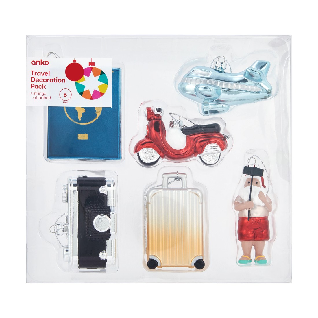 1 6 Pack Travel Decoration Pack, 1 of 9