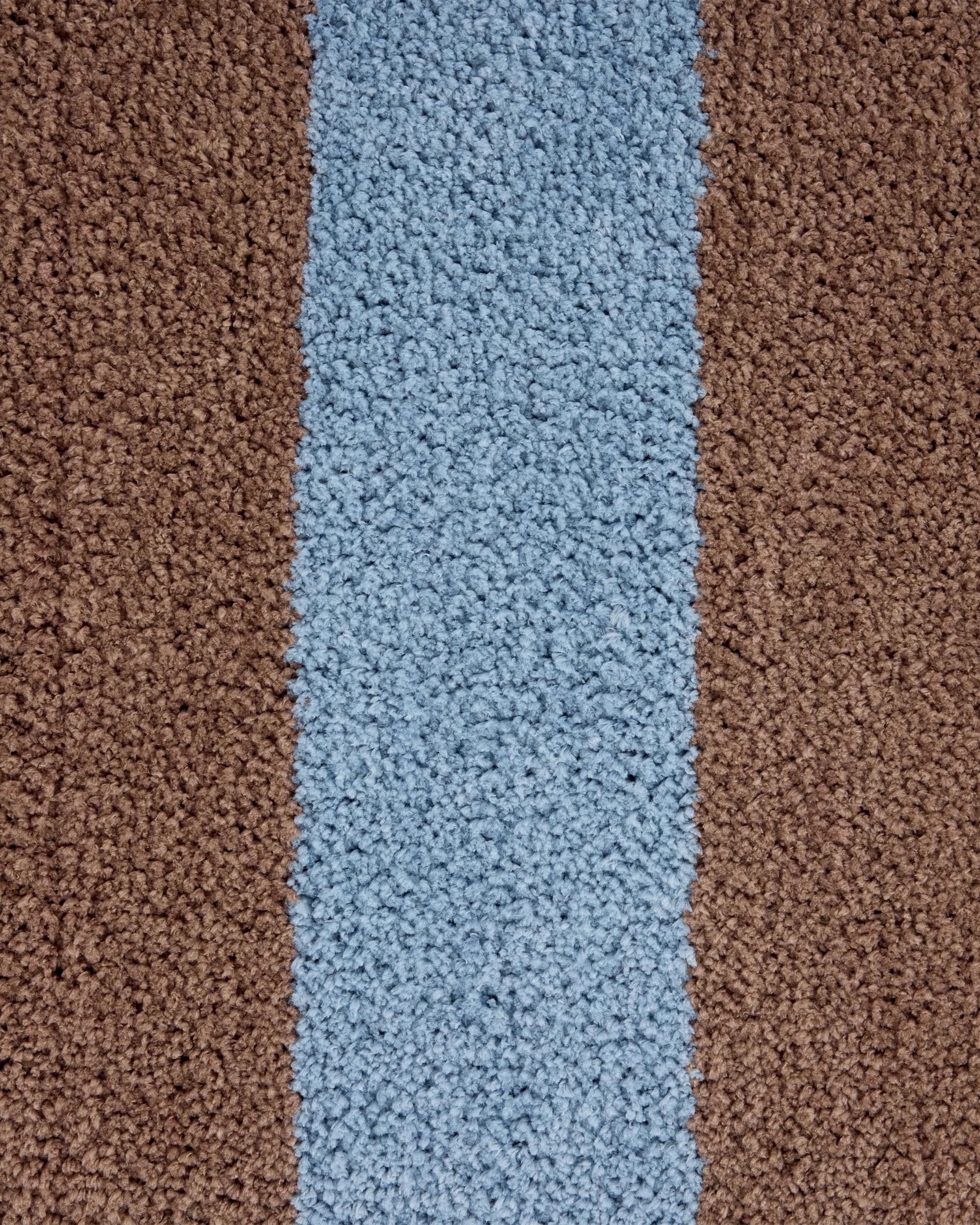 4 Memory Foam Bath Mat - Brown Stripe, 4 of 5