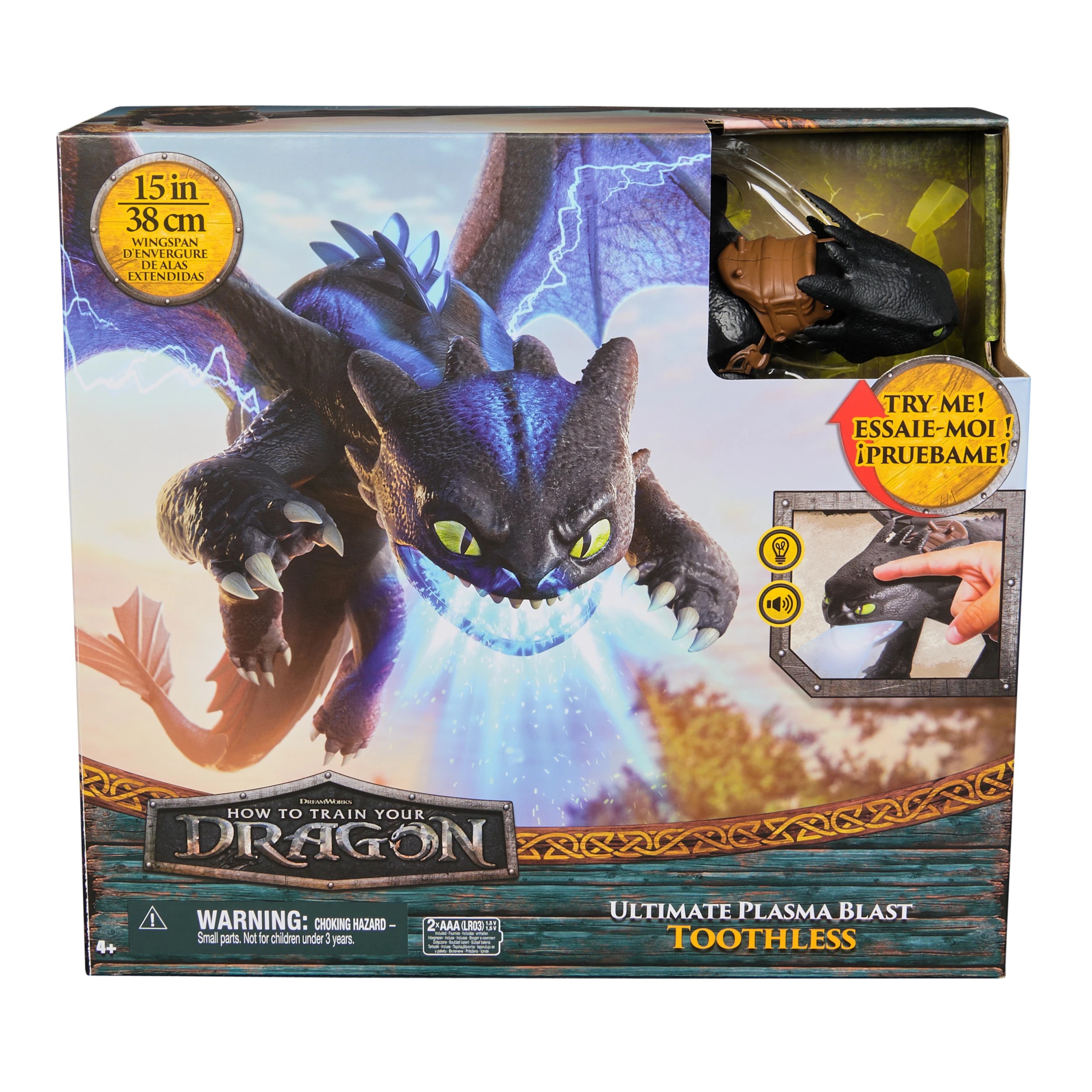 9 How To Train Your Dragon Ultimate Plasma Blast Toothless Action Figure, 9 of 9