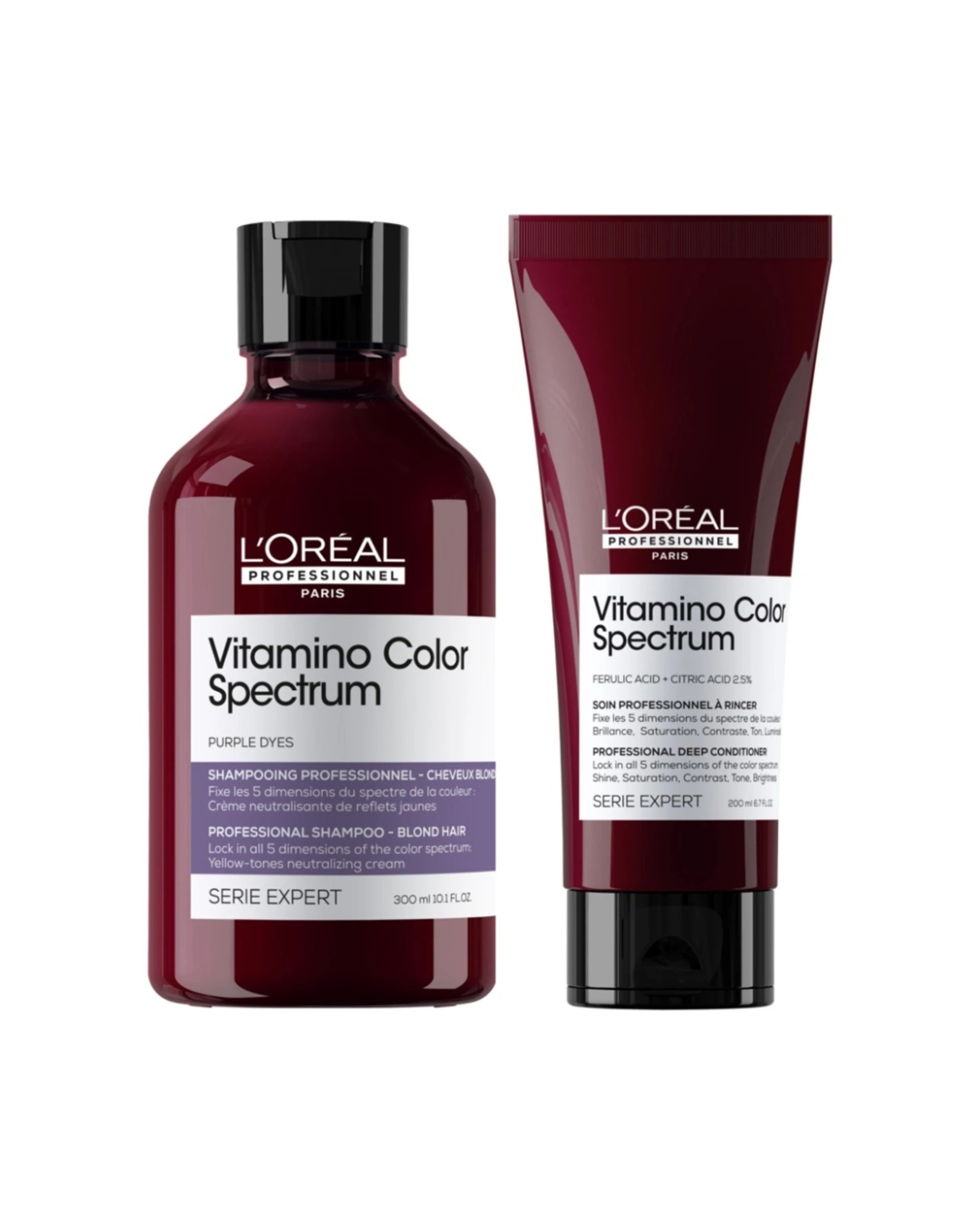 1 L'Oréal Professionnel 2pc Colour Spectrum Shampoo & Conditioner Set - Plain, 1 of 3