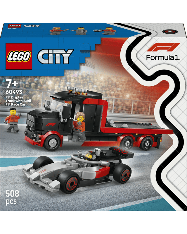 LEGO City F1 Display Truck with Audi F1 Race Car 6