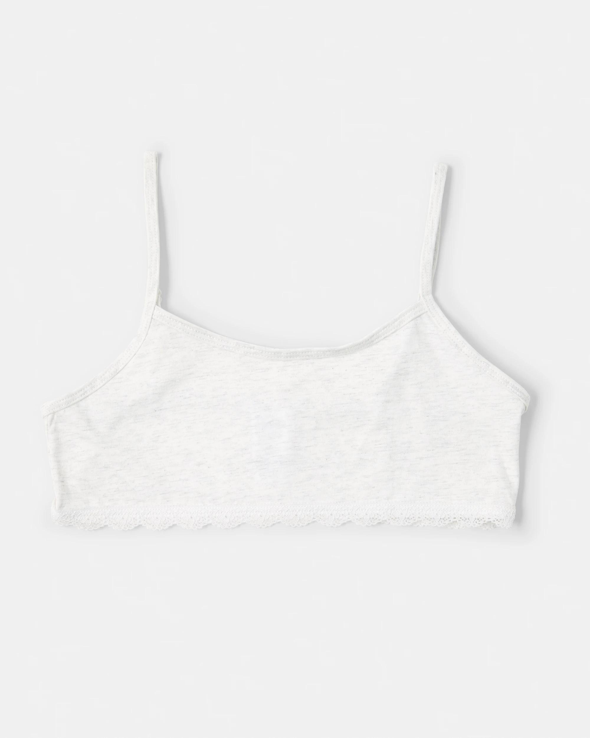 4 3 Pack Lace Trim Crop Wht Crop, 4 of 6
