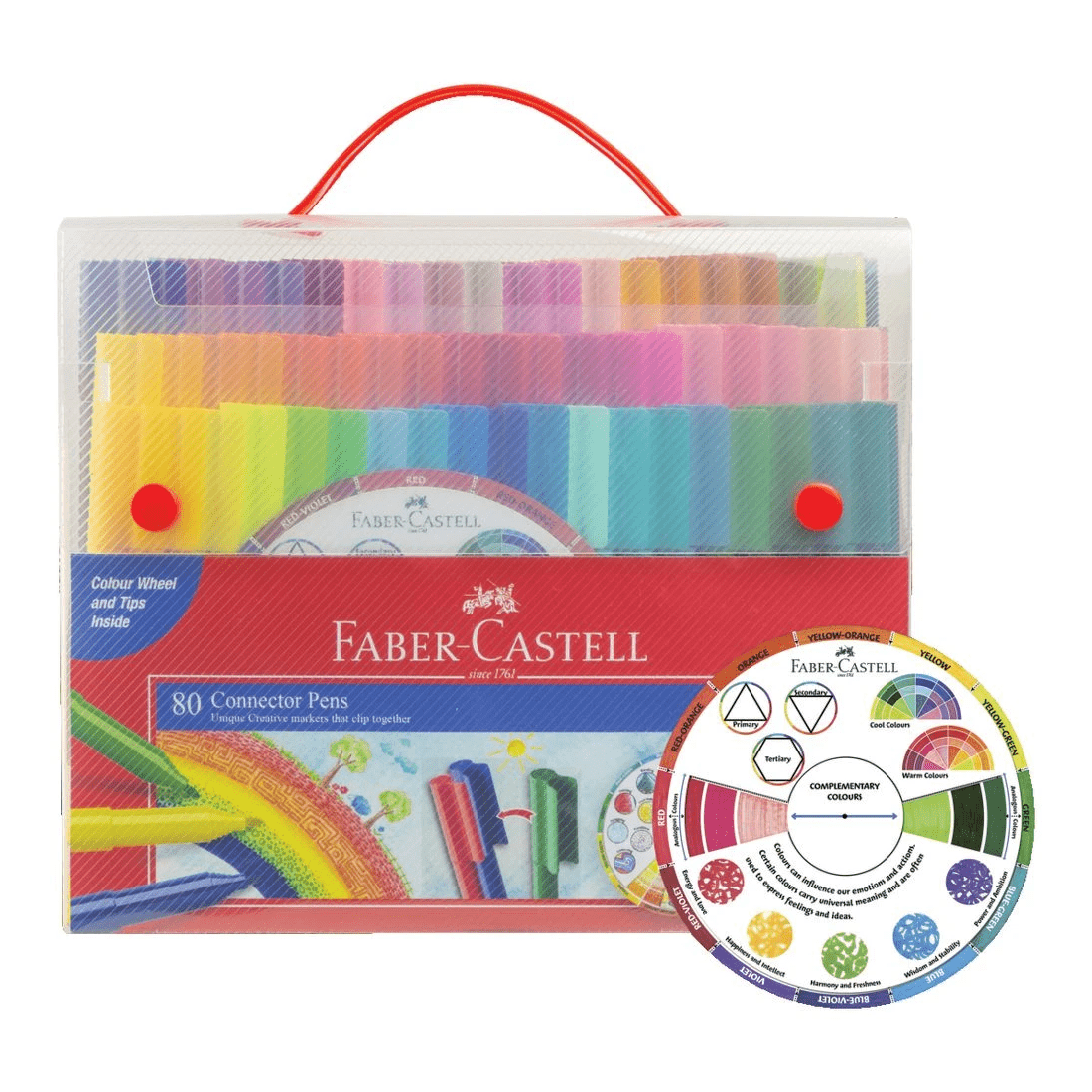 2 Faber Castell Connector Pens - 80 Pack - Multi, 2 of 6