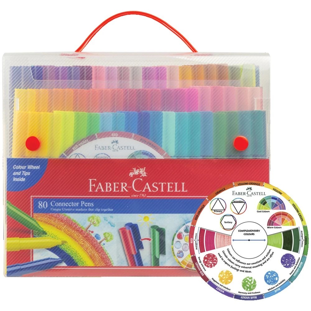 2 Faber Castell Connector Pens - 80 Pack - Multi, 2 of 6