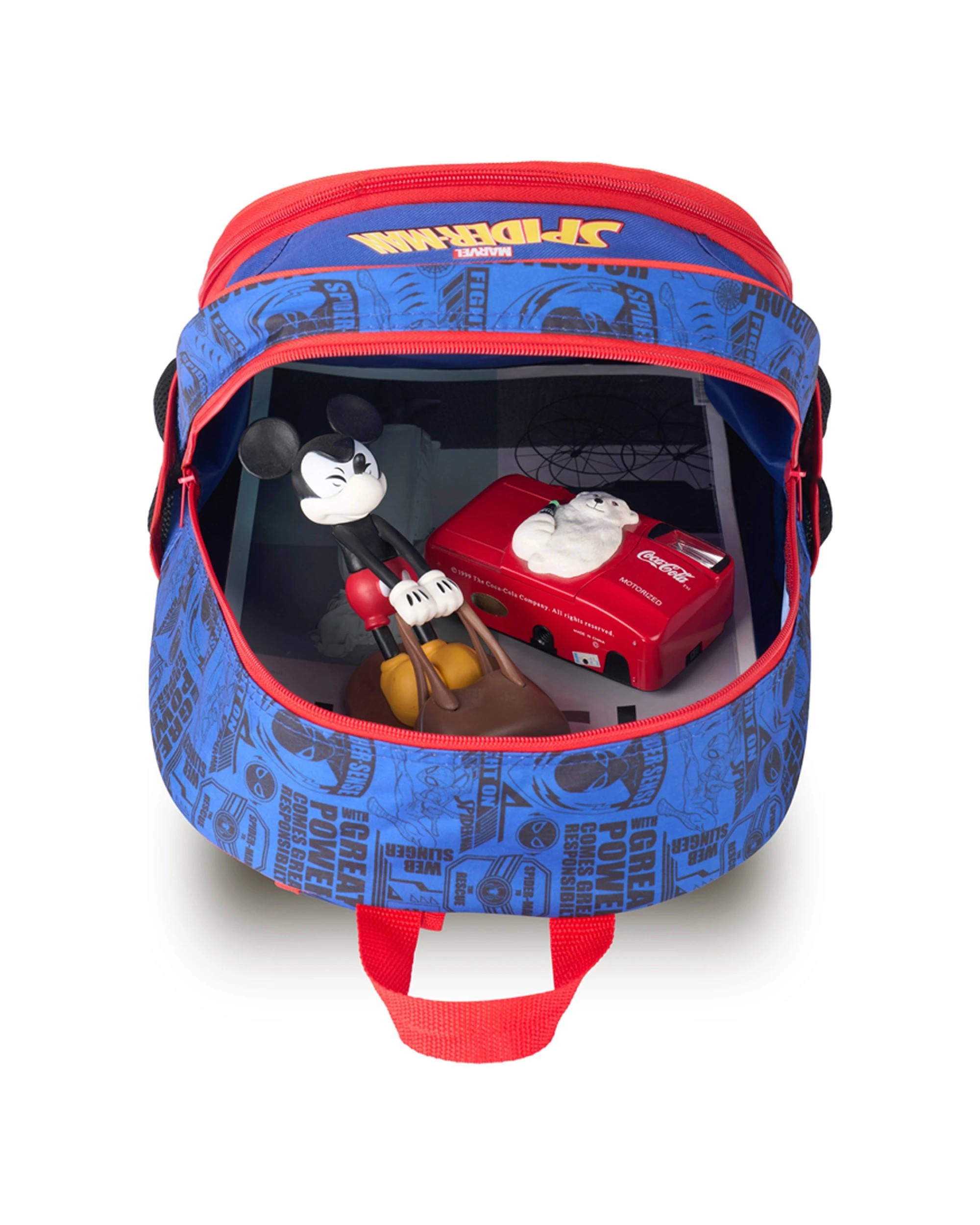 4 Marvel Kids Spider-Man 15 Inch EVA Backpack With 3D Character Mould For School - Multi, 4 of 4