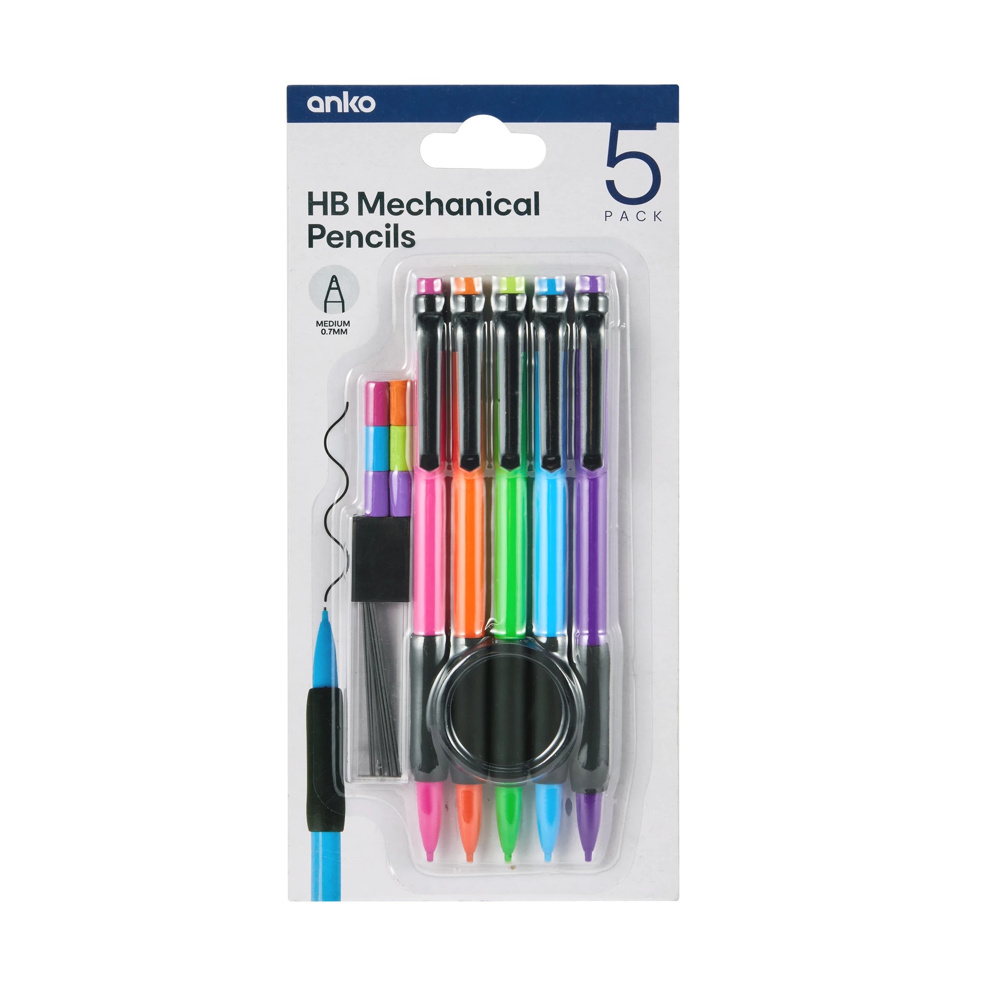 1 5 Pack HB Mechanical Pencils, 1 of 6