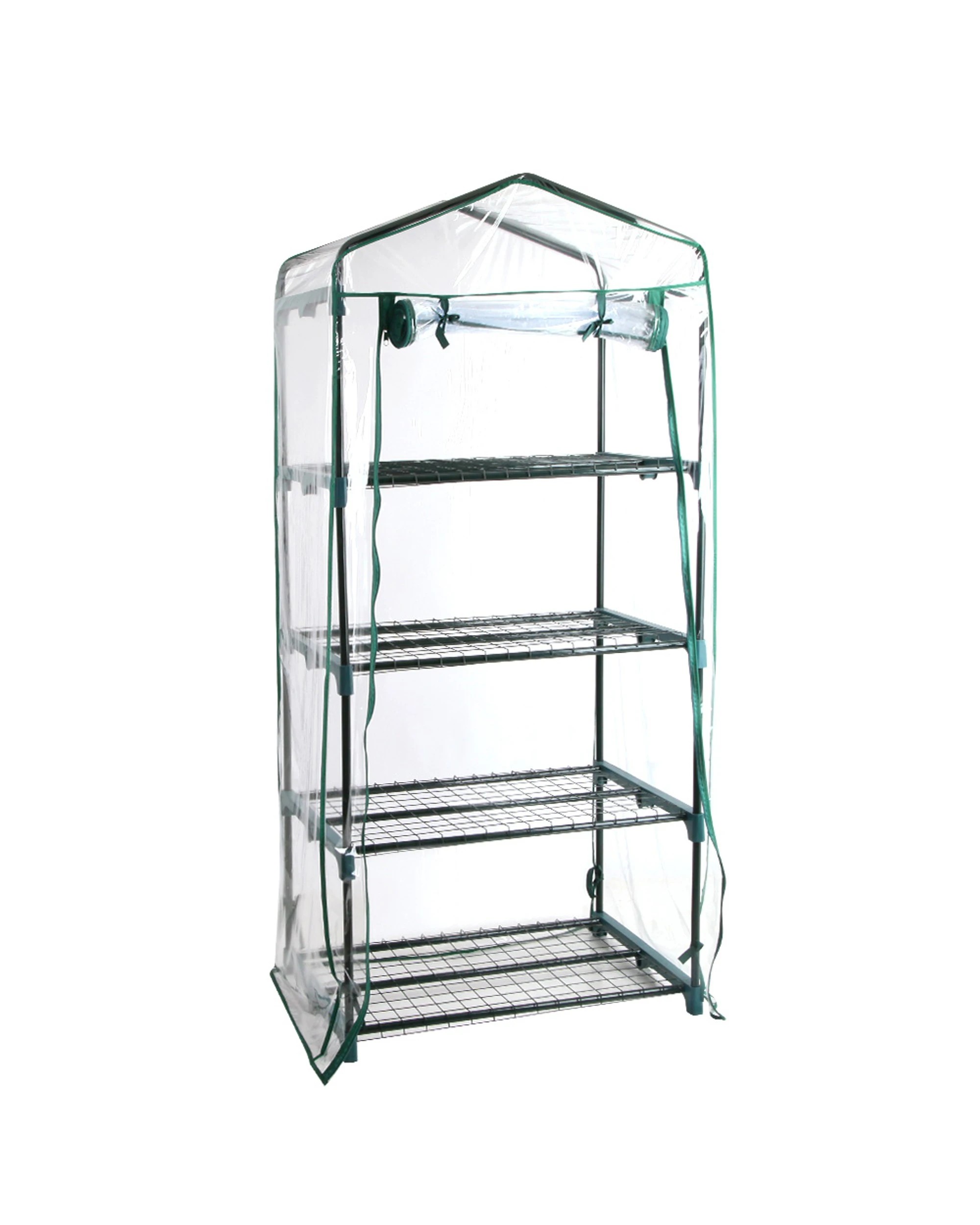 1 Green Fingers Greenhouse 4 Tiers Mini Green House Garden Bed Planter Box - Clear, 1 of 7