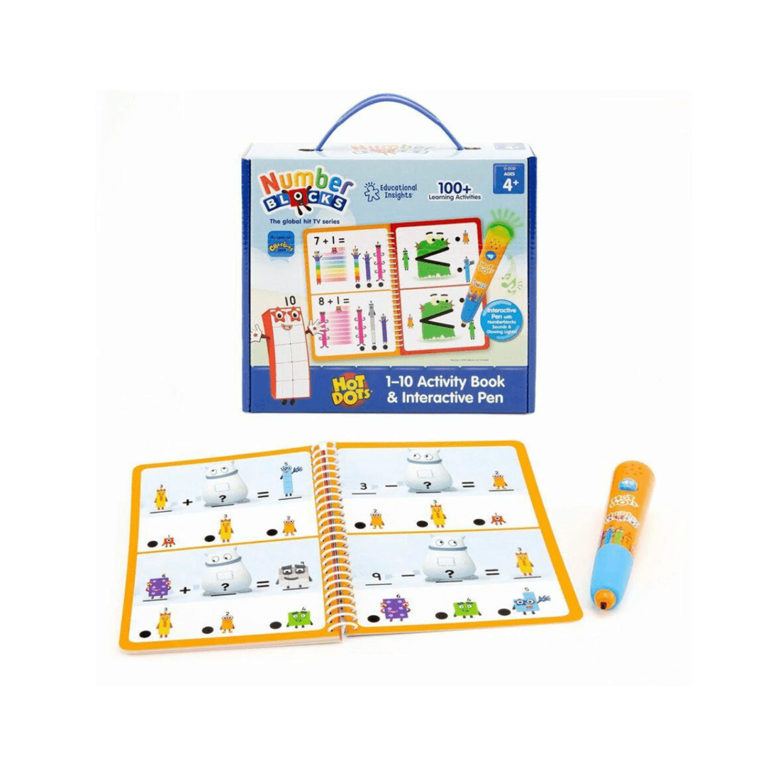 4 Hand2Mind Hot Dots Numberblocks 1-10 Activity Book and Interactive Pen, 4 of 5
