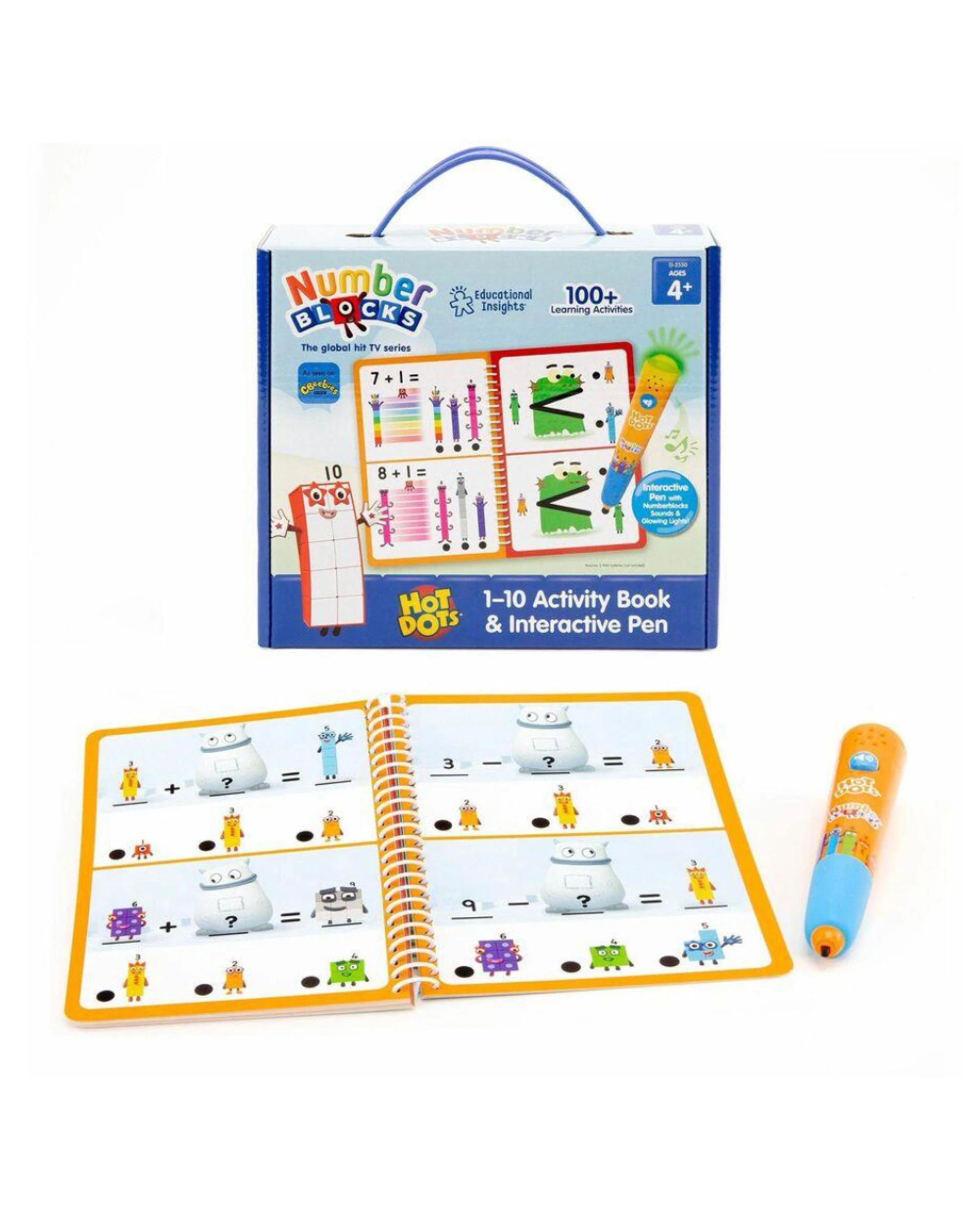 4 Hand2Mind Hot Dots Numberblocks 1-10 Activity Book and Interactive Pen, 4 of 5