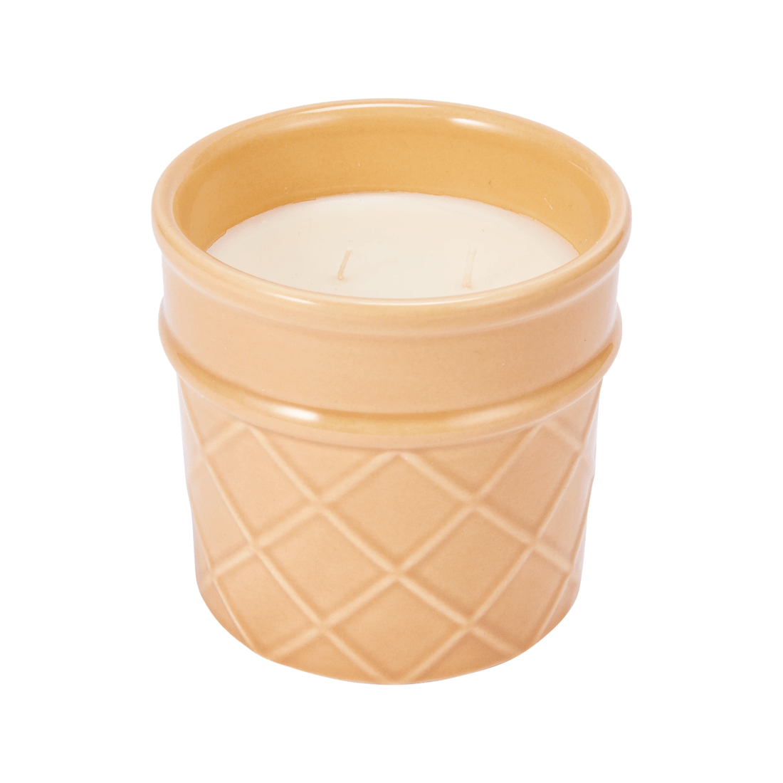 2 Ceramic Ice Cream Cone Candle, 2 of 6