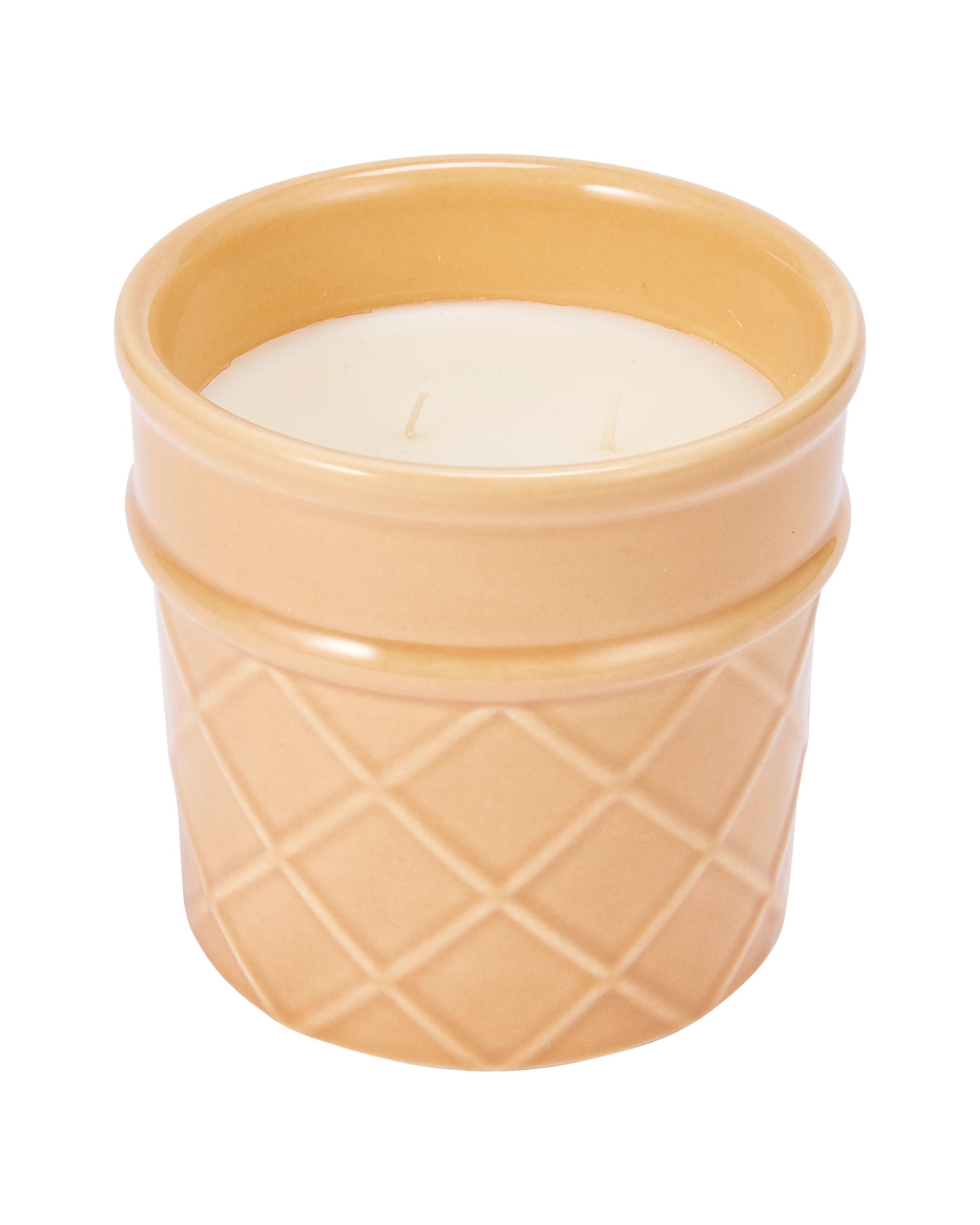 2 Ceramic Ice Cream Cone Candle, 2 of 6