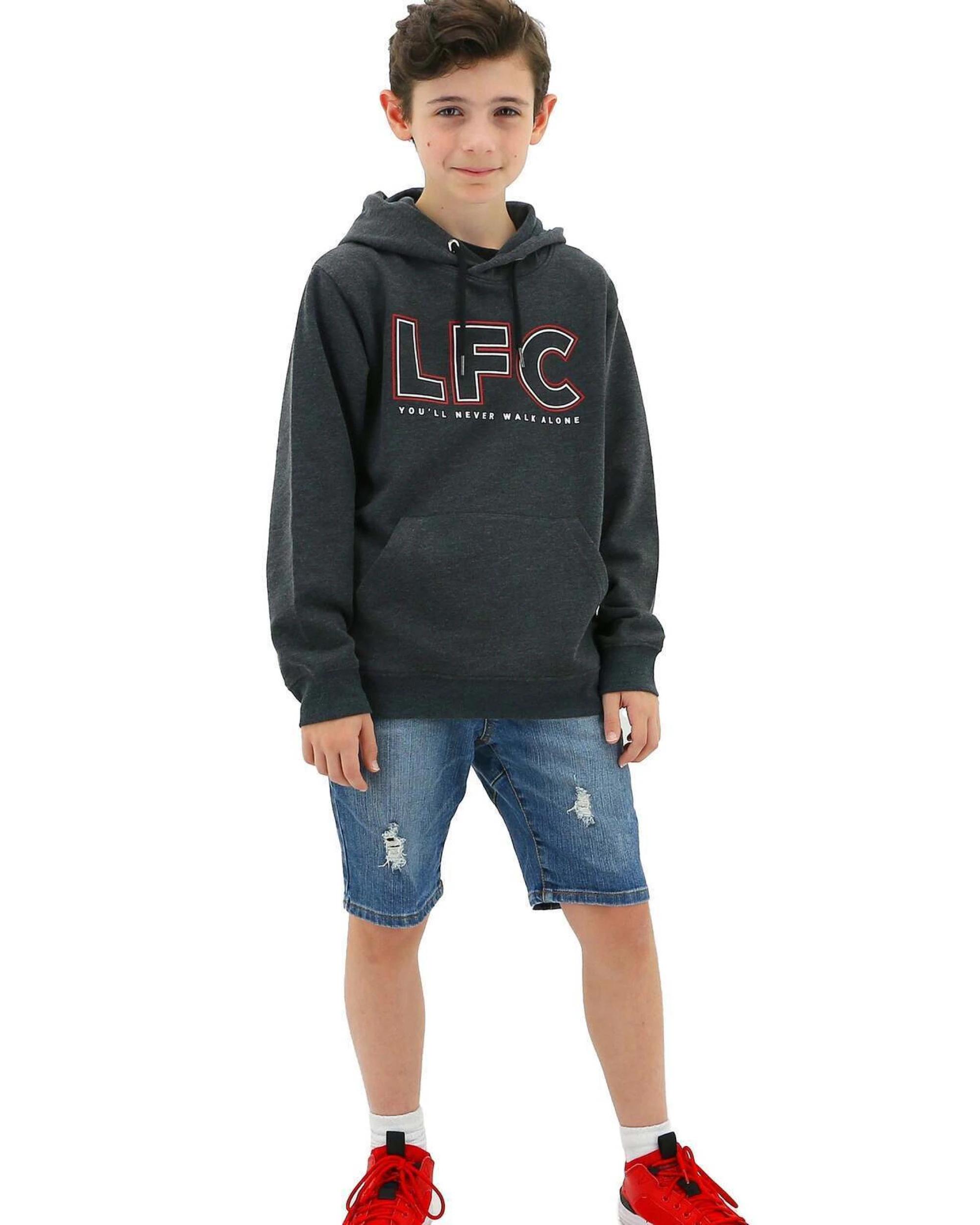 1 Liverpool FC Youth Boys Hoodie Jumper LFC Anfield Hoody , 1 of 3