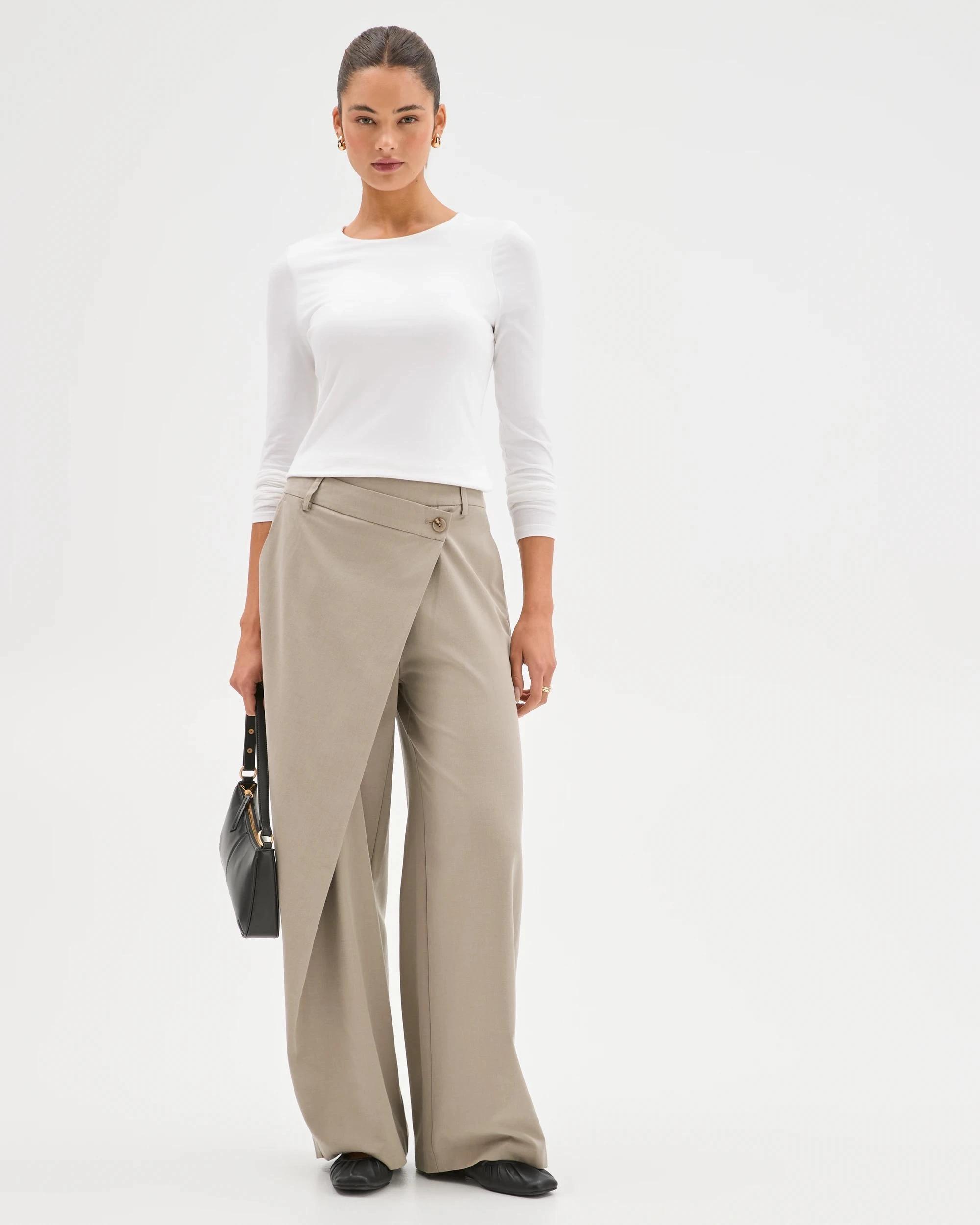 3 Lily Loves Australian Cotton Crew Neck Top LILY WHITE, 3 of 6