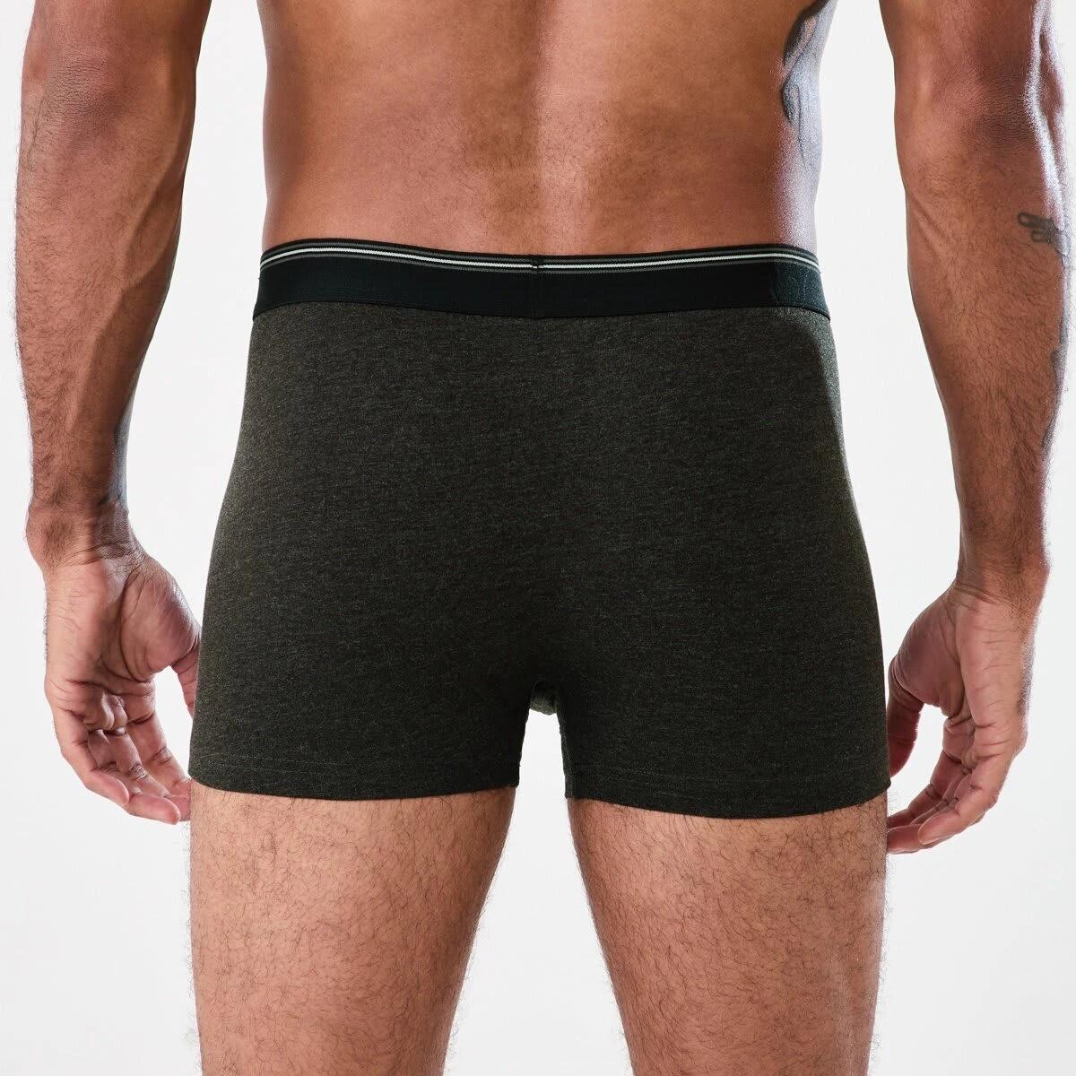 5 2 Pack Plain Trunks CHARCOAL, RED, 5 of 6
