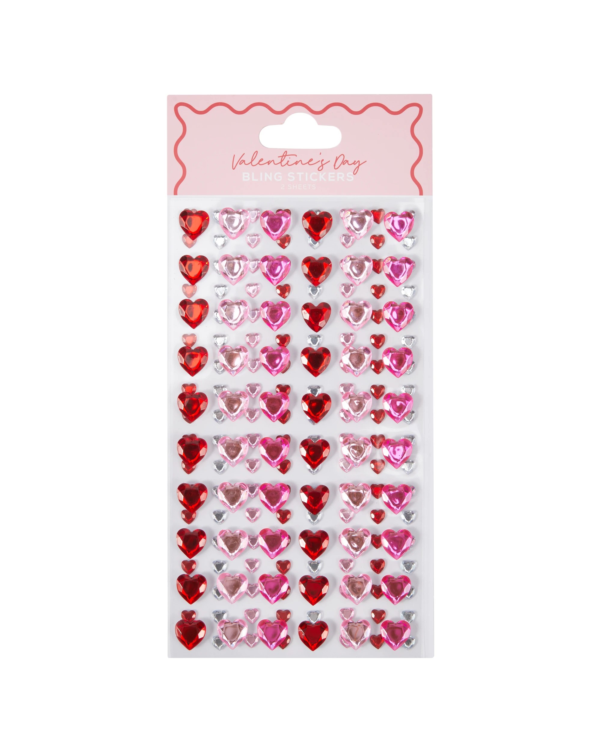 1 Valentine’s Day Bling Stickers, 1 of 3