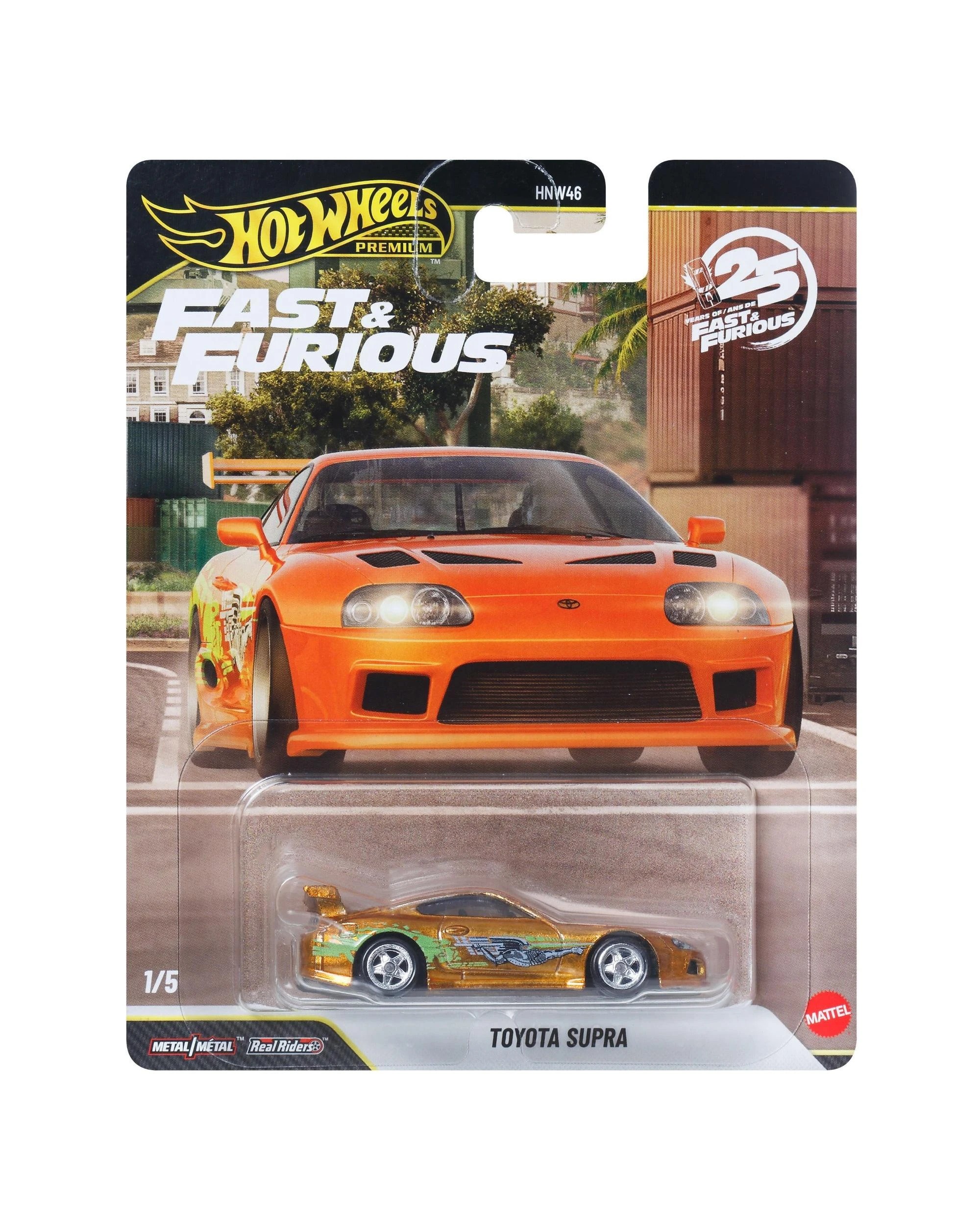 Hot Wheels Premium Fast and Furious Toyota Supra Diecast Vehicle - Kmart