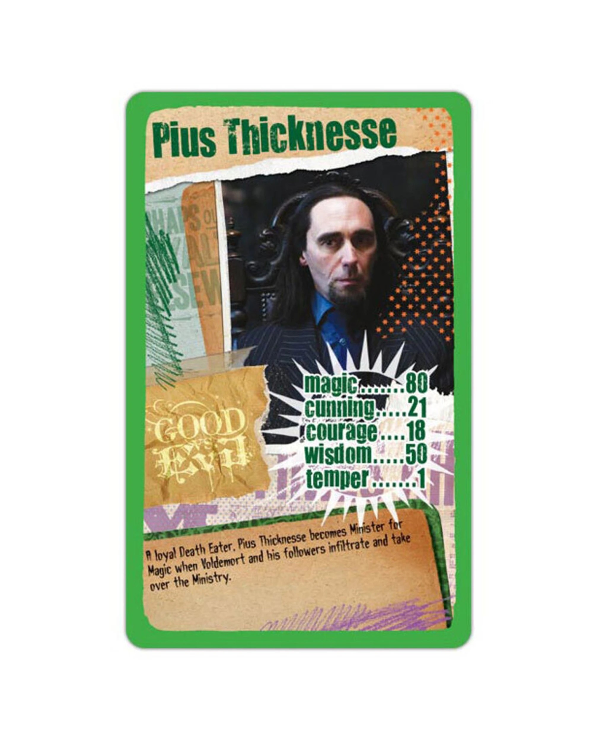 4 TOP TRUMPS Harry Potter And The Deathly Hallows Part 1 Card Game - Green, 4 of 5