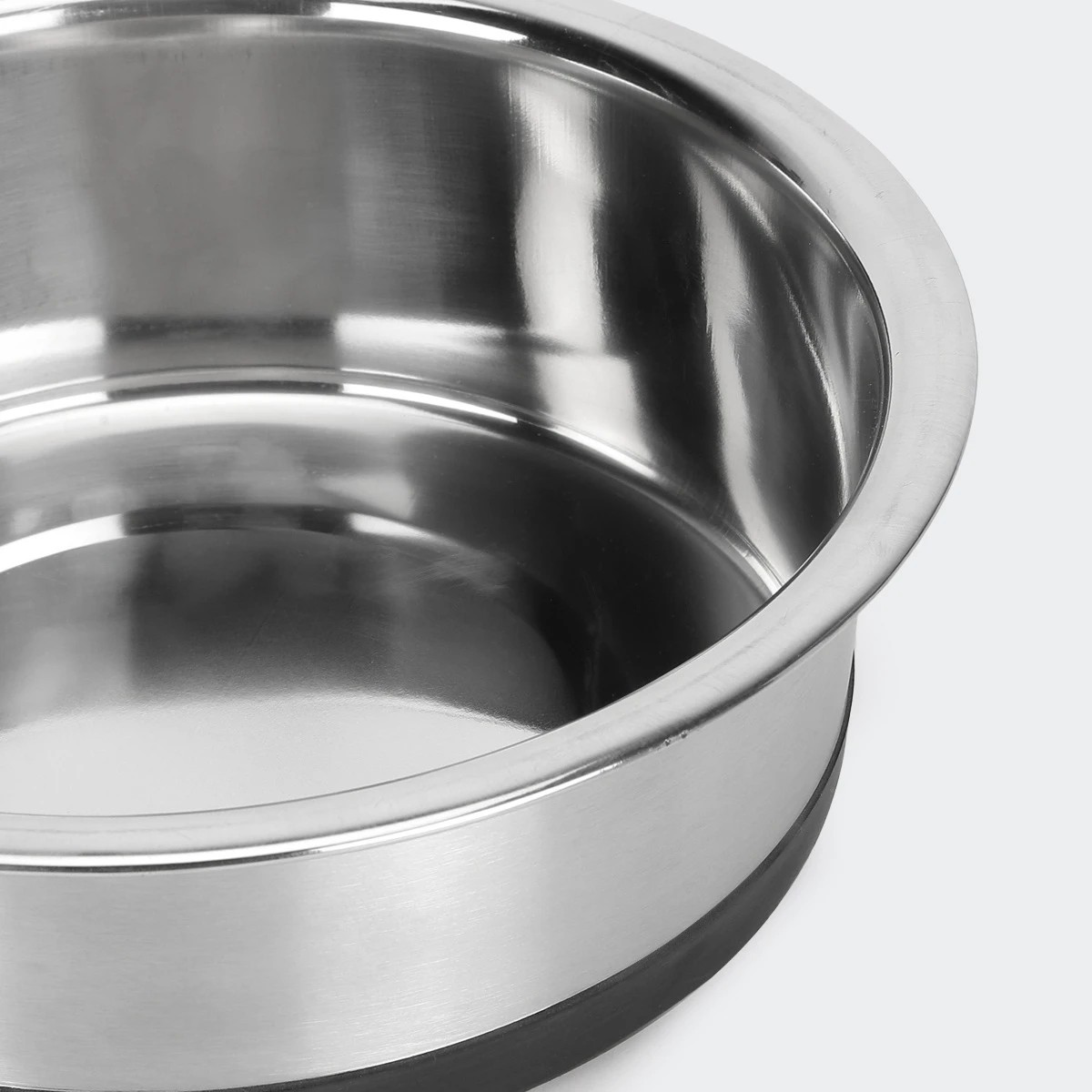 3 Pet Bowl Stainless Steel & Rubber - Large, 3 of 6