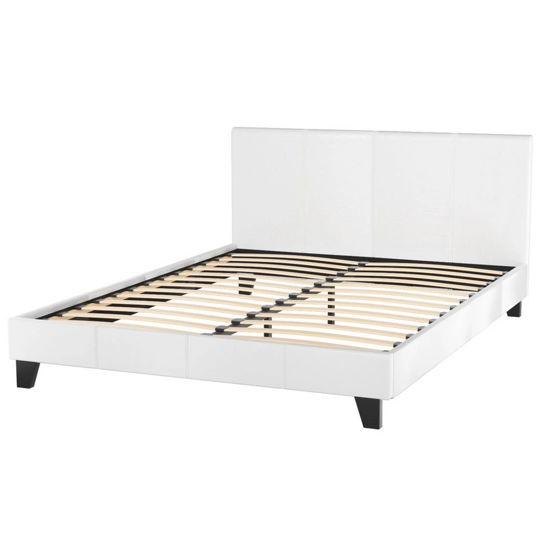 3 Artiss Bed Frame Queen Size  NEO - White, 3 of 7
