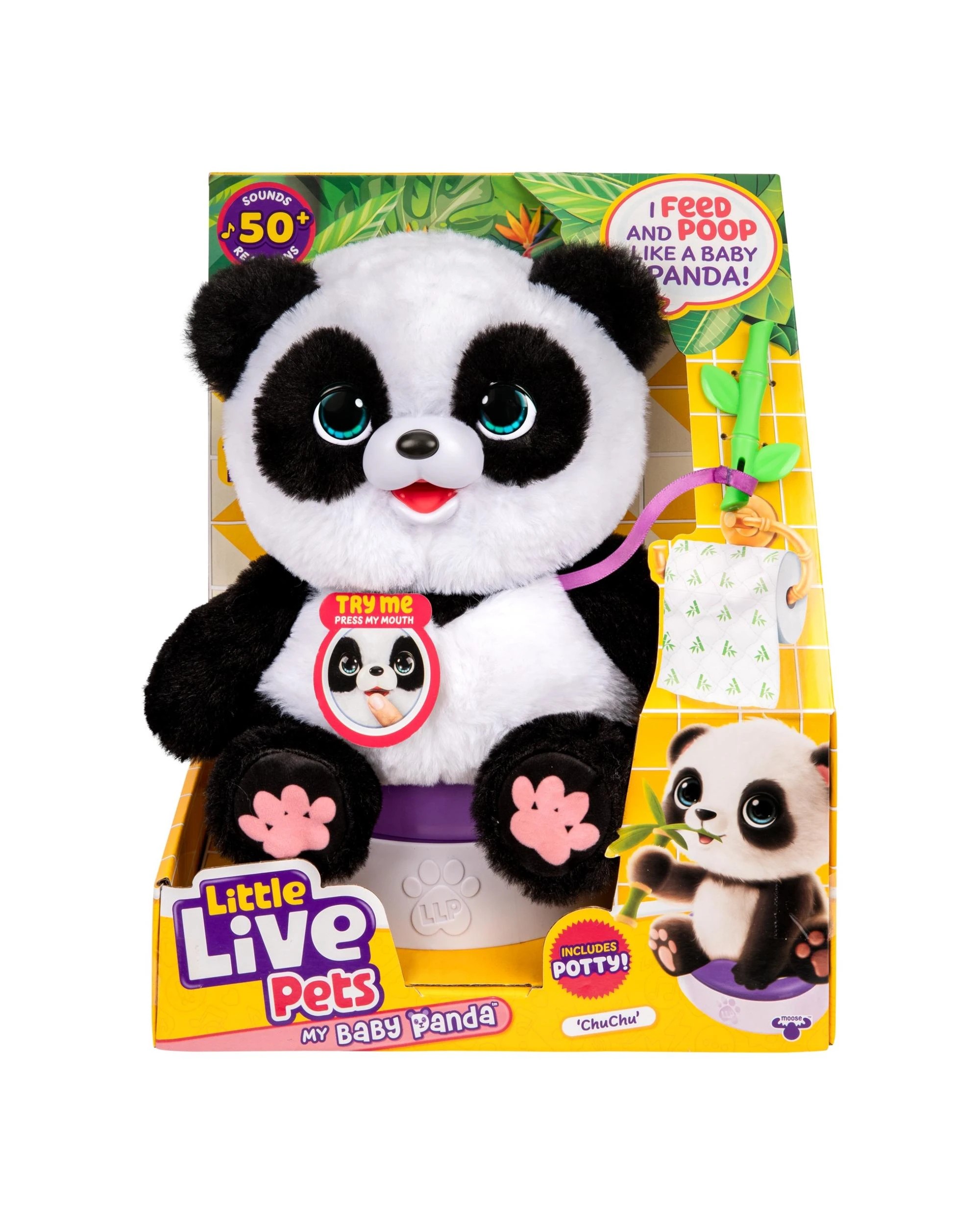 1 Little Live Pets My Baby Panda ChuChu, 1 of 10