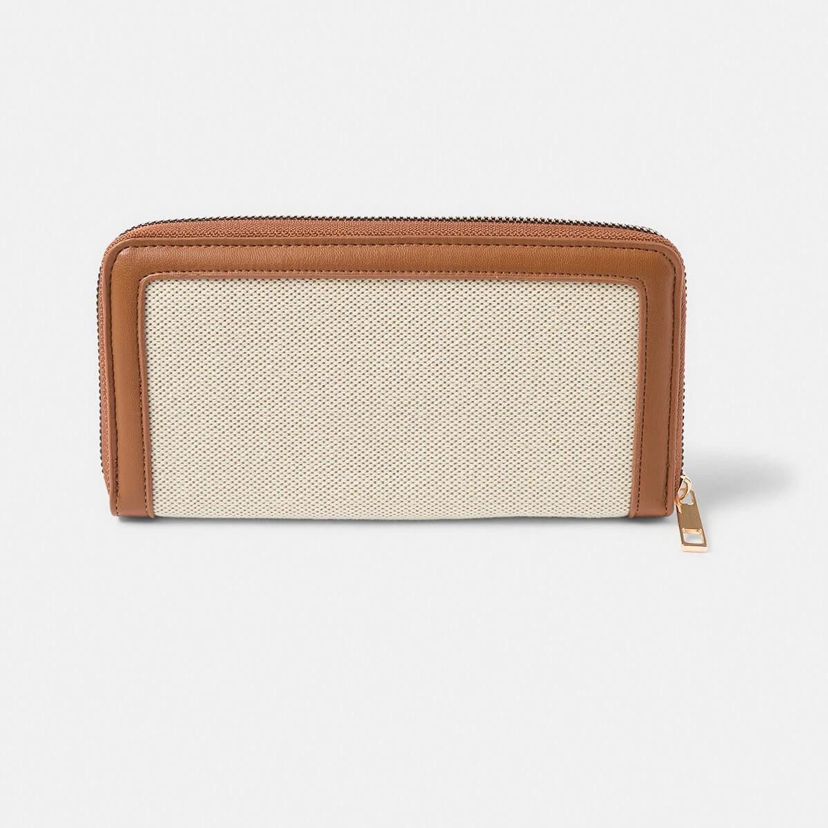 1 Contrast Large Purse Natural, 1 of 5