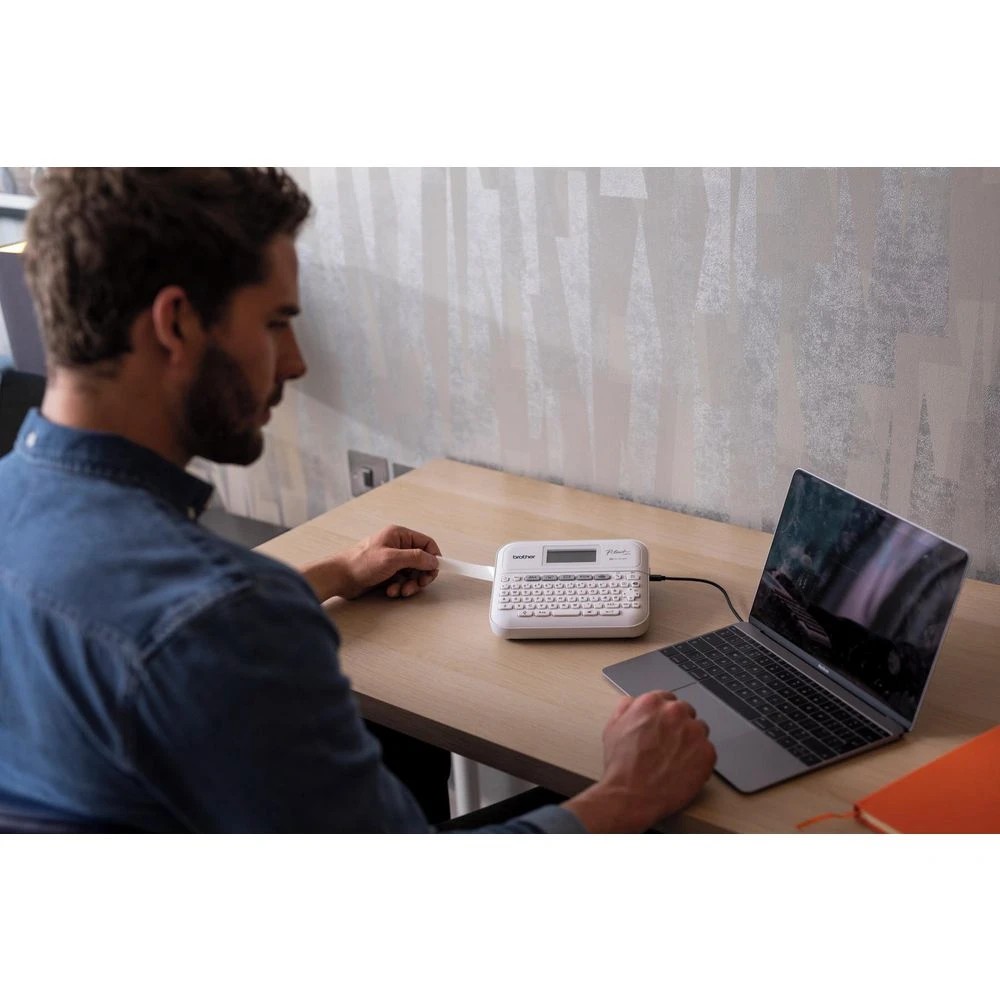 8 Brother PTD410 Desktop Label Printer White, 8 of 10