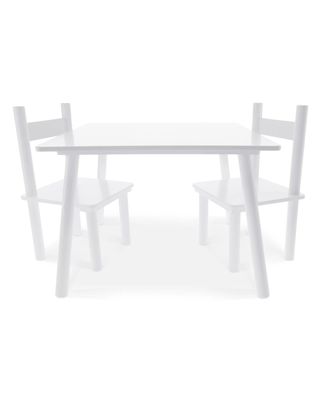 3 Piece Table and Chair Set - W