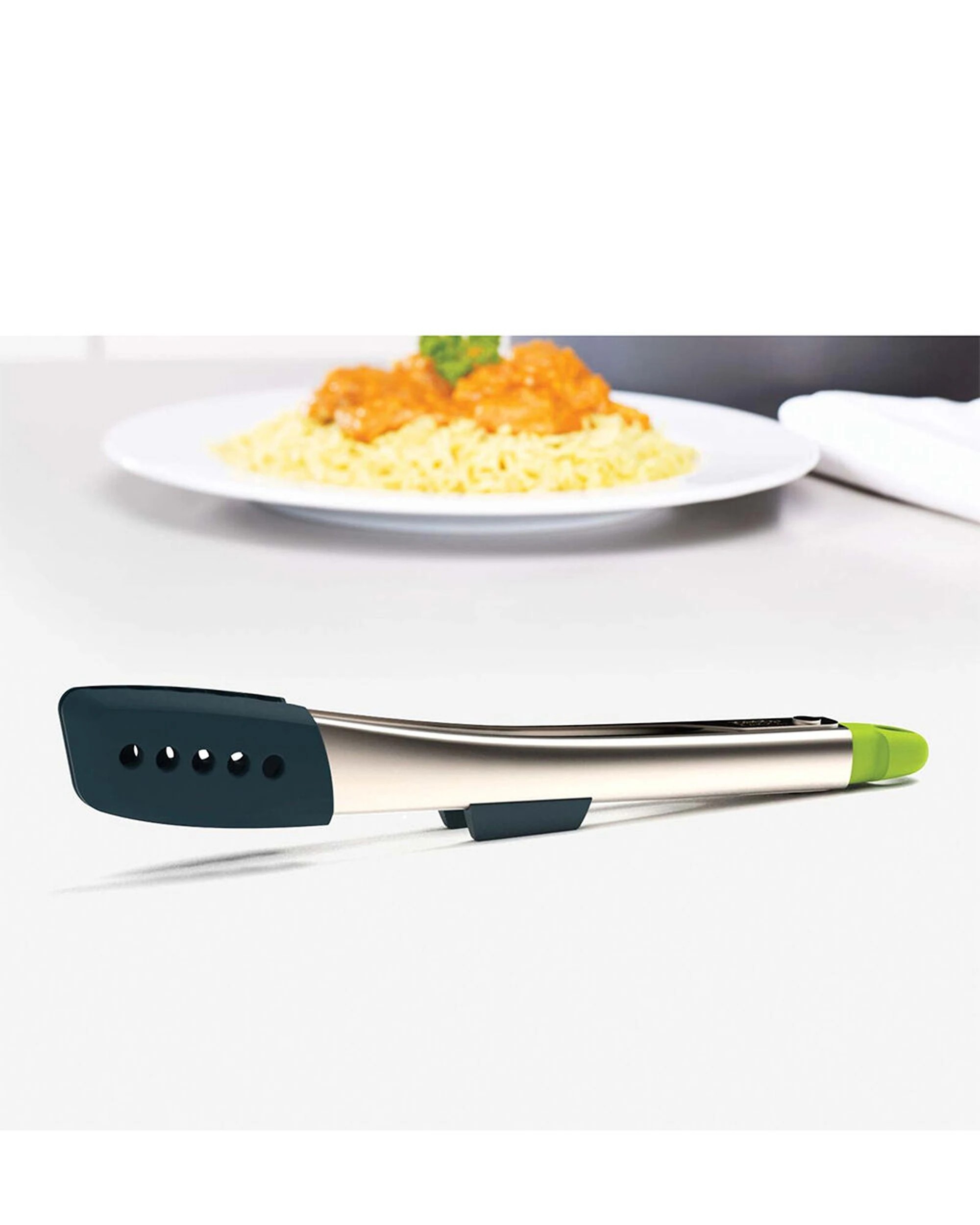 3 Joseph Joseph 2PK Elevate 30.5cm Stainless Steel Tongs Weighted Handles Lockable - Multi, 3 of 5