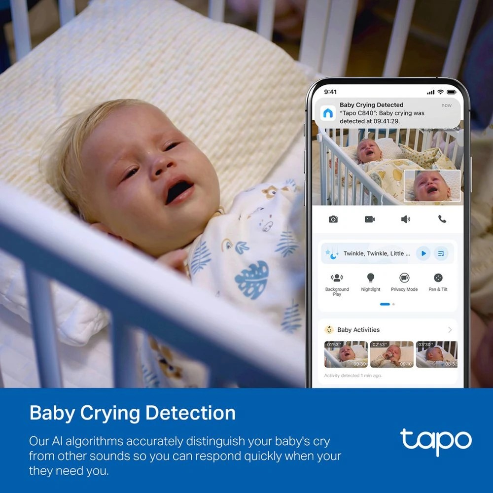 7 TP-Link Tapo C840 Dual-Lens Smart Baby Camera, 7 of 10