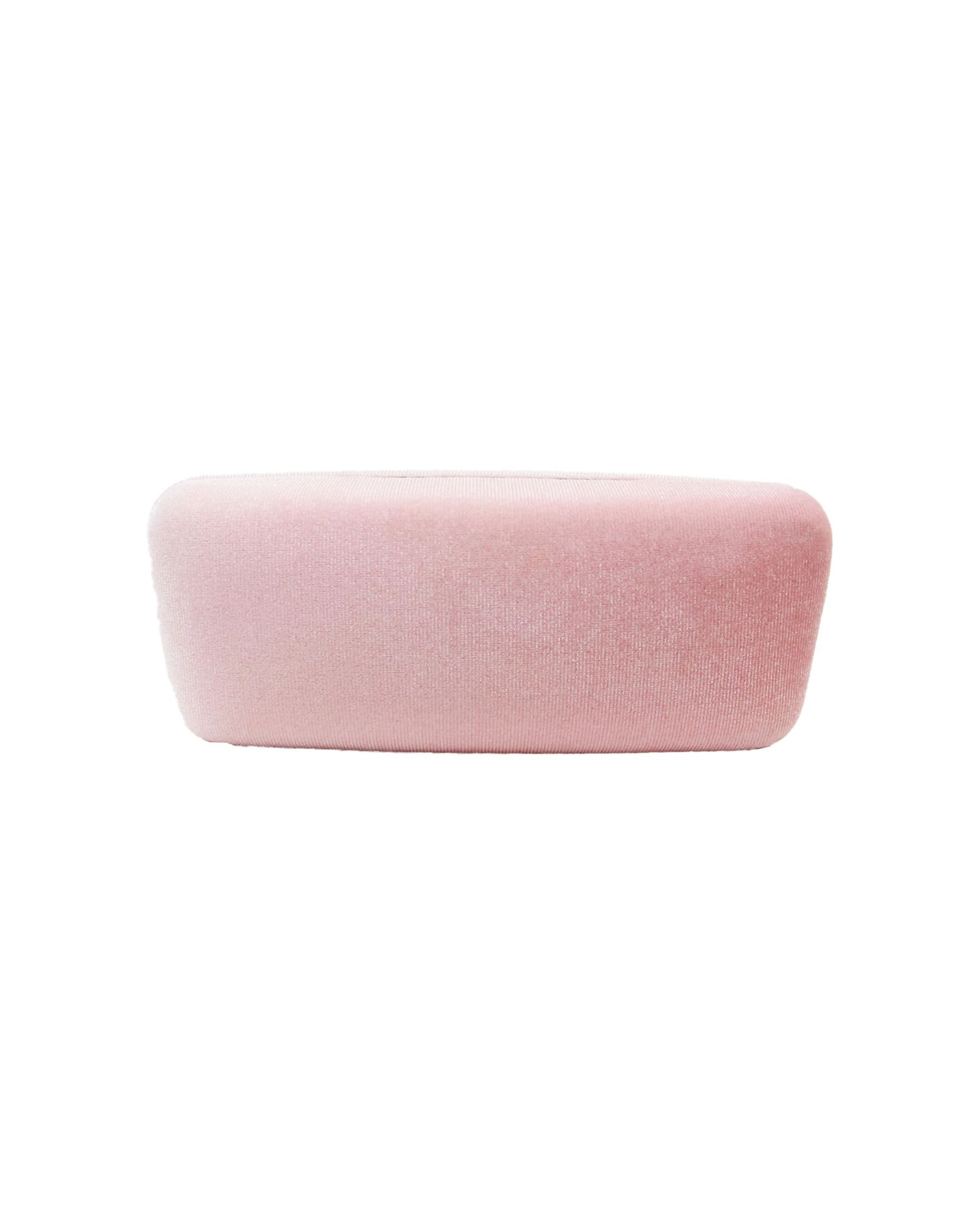 1 Wicked Sista Velvet Polyester Eyewear Storage Travel Case Holder 16x7cm - Pink, 1 of 2