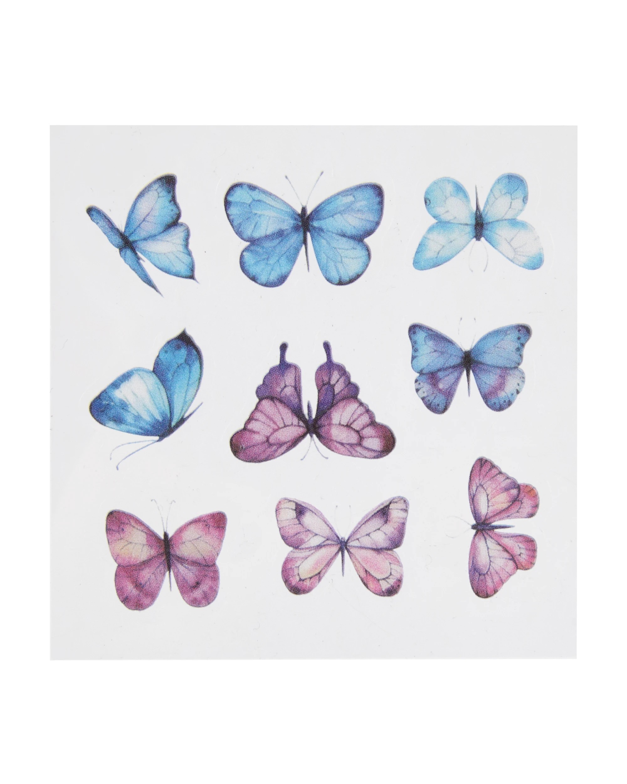 3 100 Piece Deco Sticker Set - Butterfly, 3 of 4