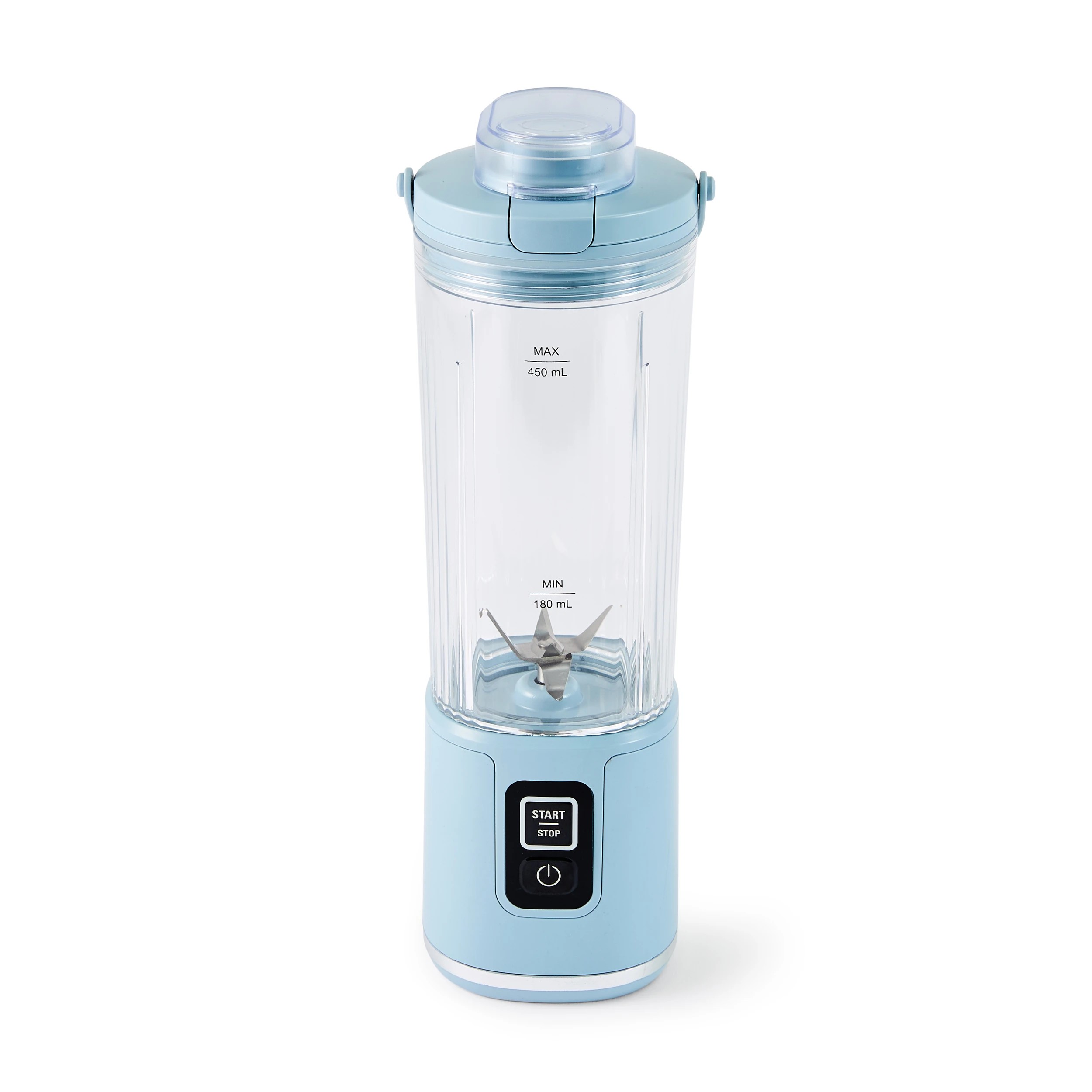 4 Portable USB Blender - Light Blue, 4 of 10