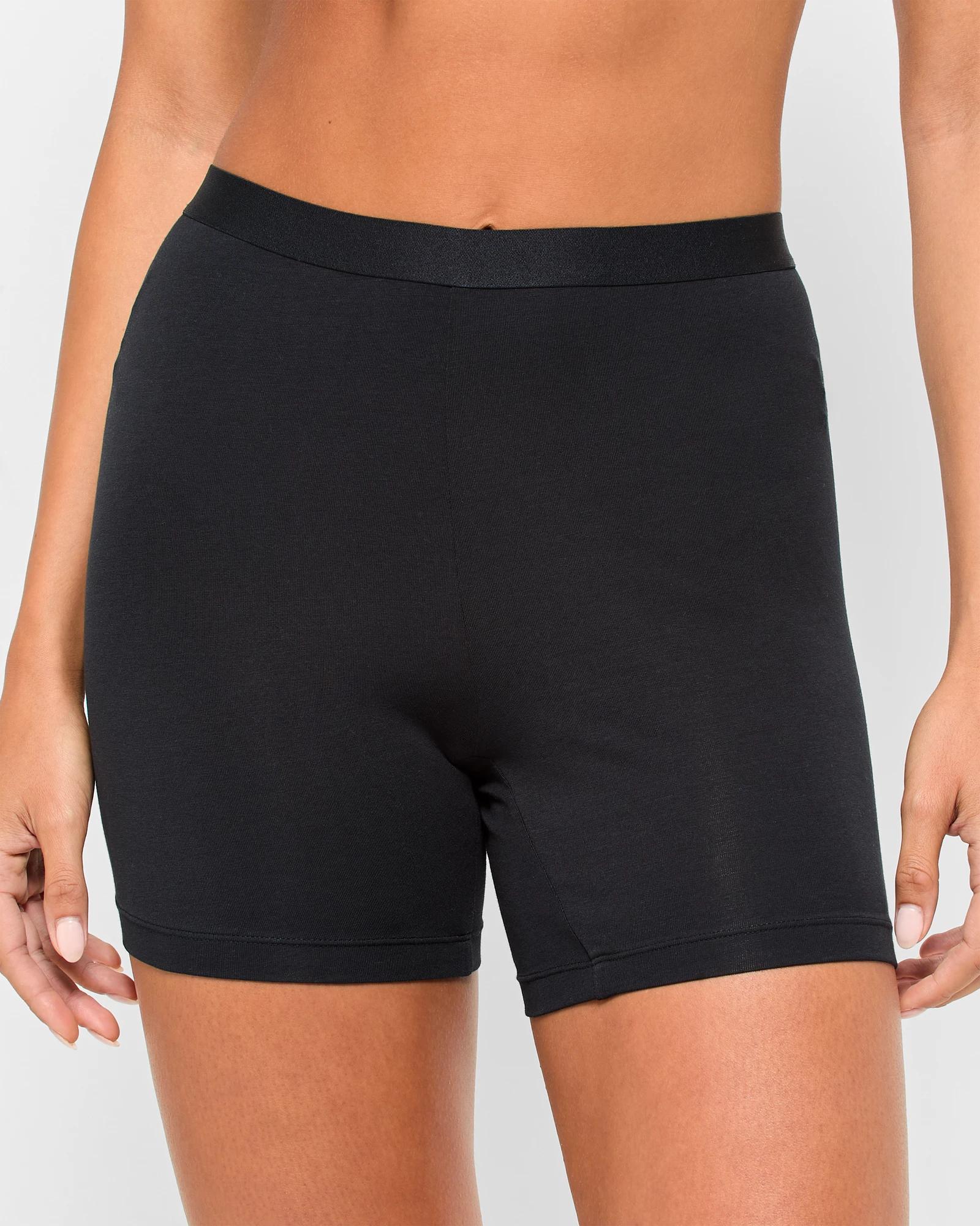 2 Australian Cotton 2 Pack Boyshorts - Lily Loves BLACK, 2 of 4