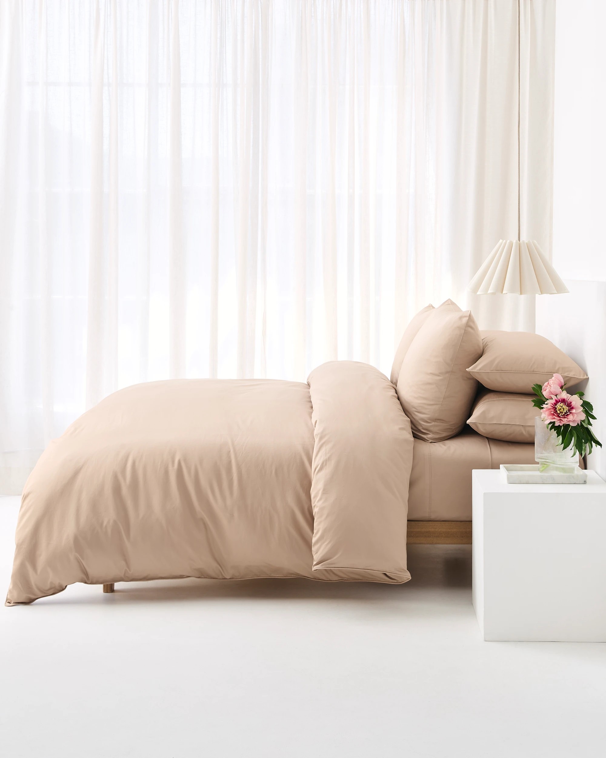 2 Target Luxury Egyptian Cotton Quilt Cover Set - Queen Bed - Natural, 2 of 10