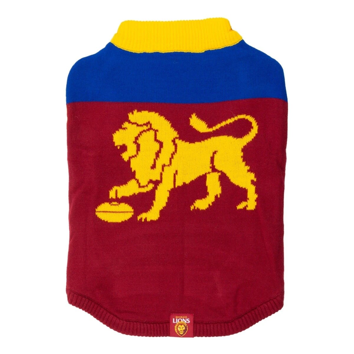 1 AFL Brisbane Lions Pet Jumper - Medium, 1 of 3