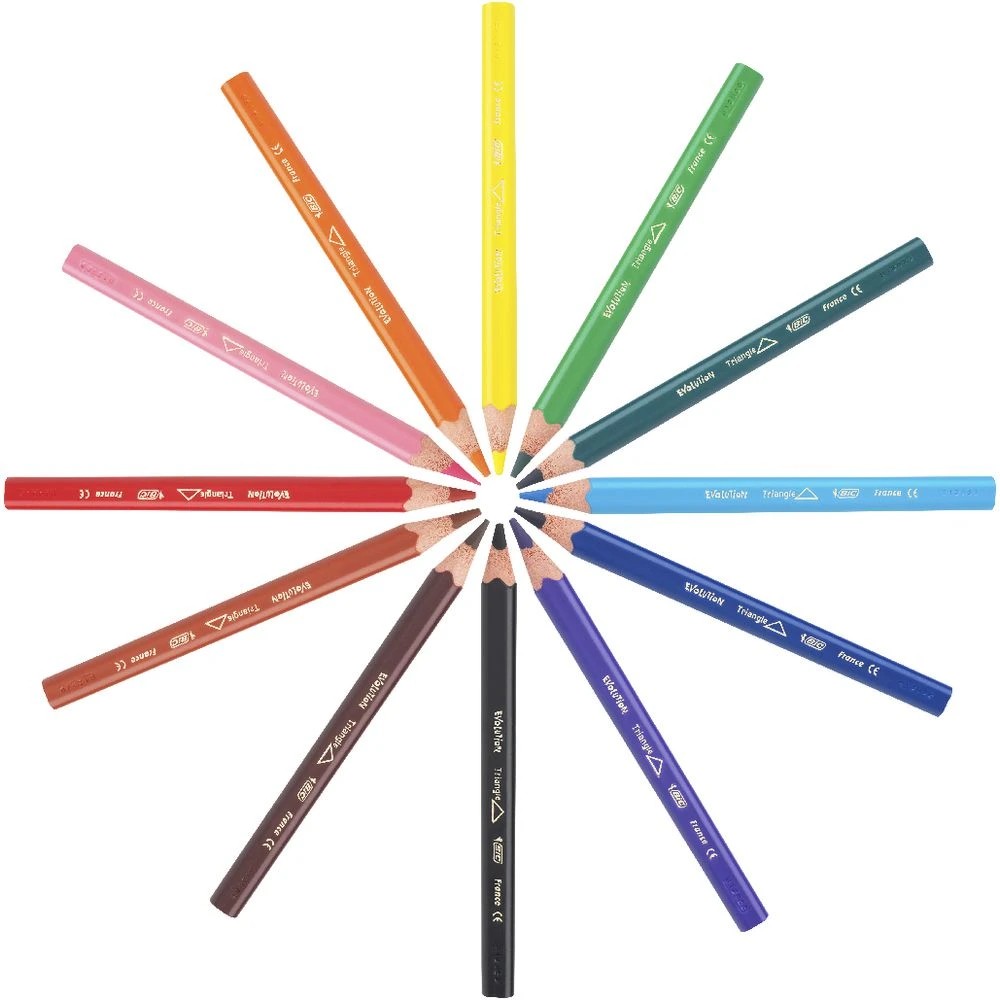 2 BIC Kids Triangle Colouring Pencils 12 Pack, 2 of 3