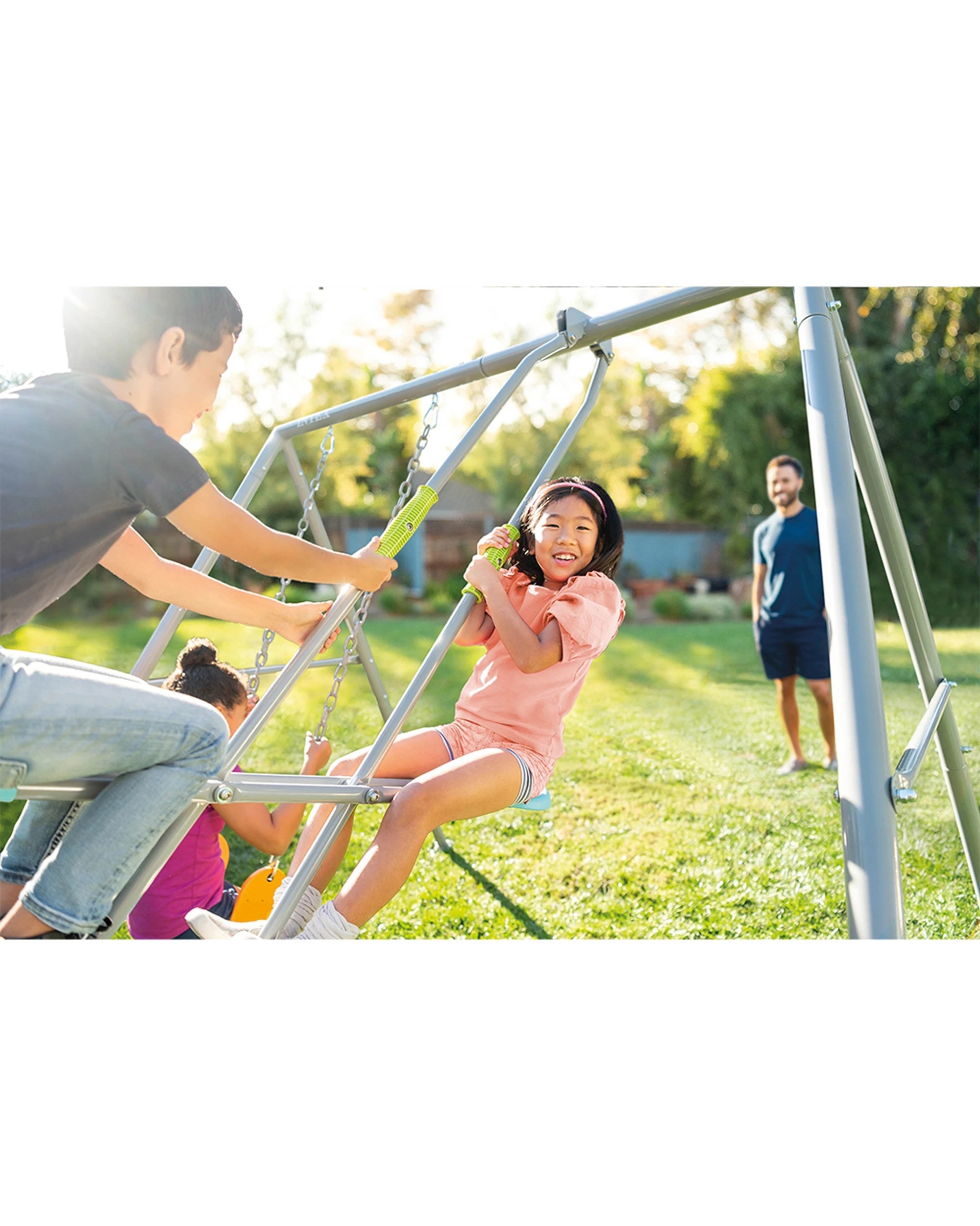 5 Intex Swing And Glide Two Feature Steel Backyard Swing Set, 5 of 6