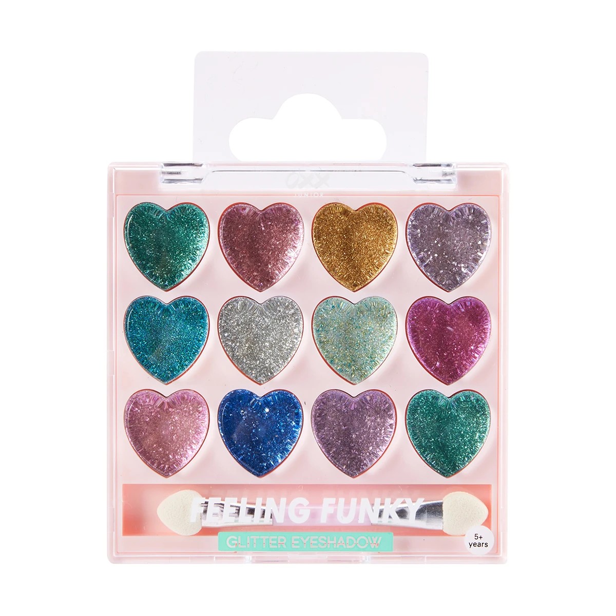 1 OXX Junior 12 Shades Glitter Eyeshadow Palette - Feeling Funky, 1 of 7